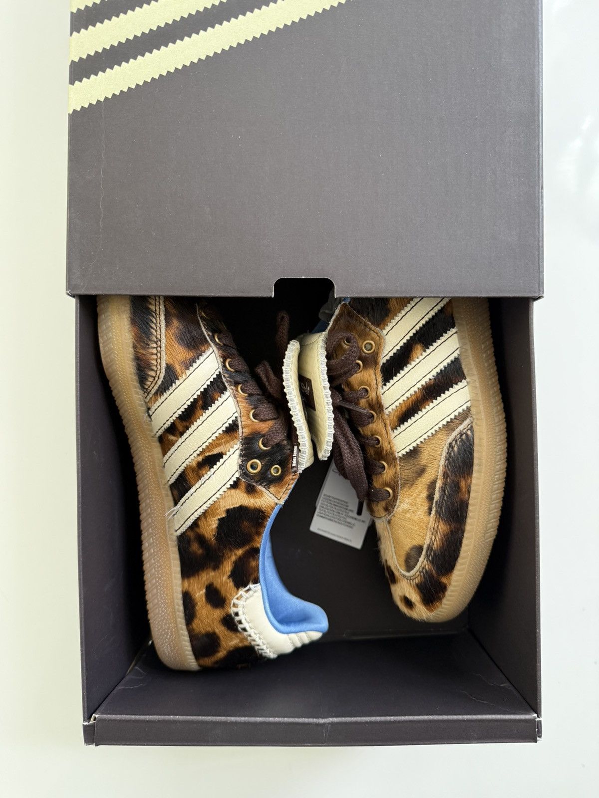adidas gazelle silver green womens Adidas x Wales Bonner Unisex Samba Pony Leo Dark Brown / Cream White / None  Low Top Sneakers main image 1
