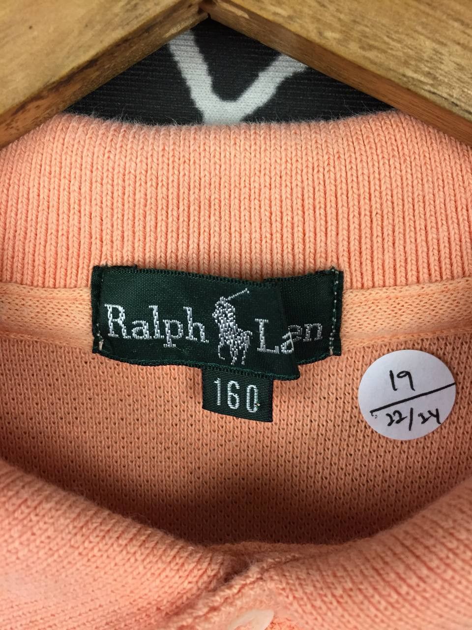 Ralph Lauren Vtg Ralph Lauren Small Pony Logo Peach Coral Pique Polo Tee Size US S / EU 44-46 / 1 - 7 Thumbnail