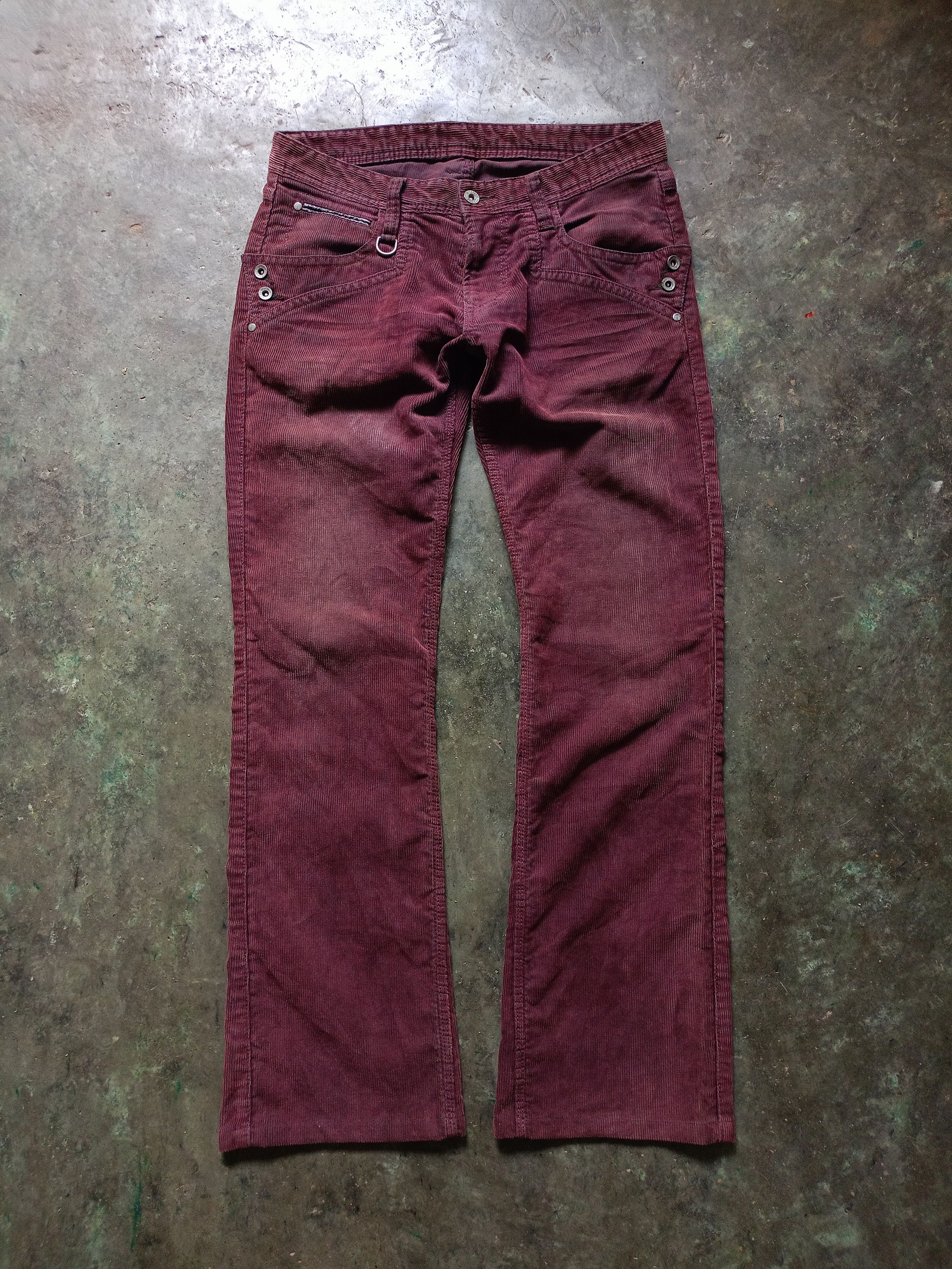 14th Addiction × HIDEAWAYS × Japanese Brand Hideaways Nicole Corduroy Pants Size US 31 - 1 Thumbnail