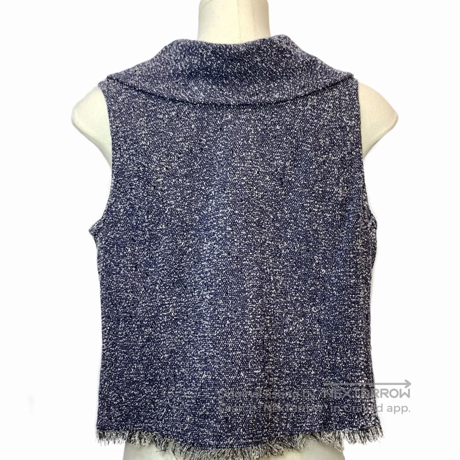 Other Senso Unico Fringe Vest in Navy. Size S / US 4 / IT 40 - 2 Thumbnail
