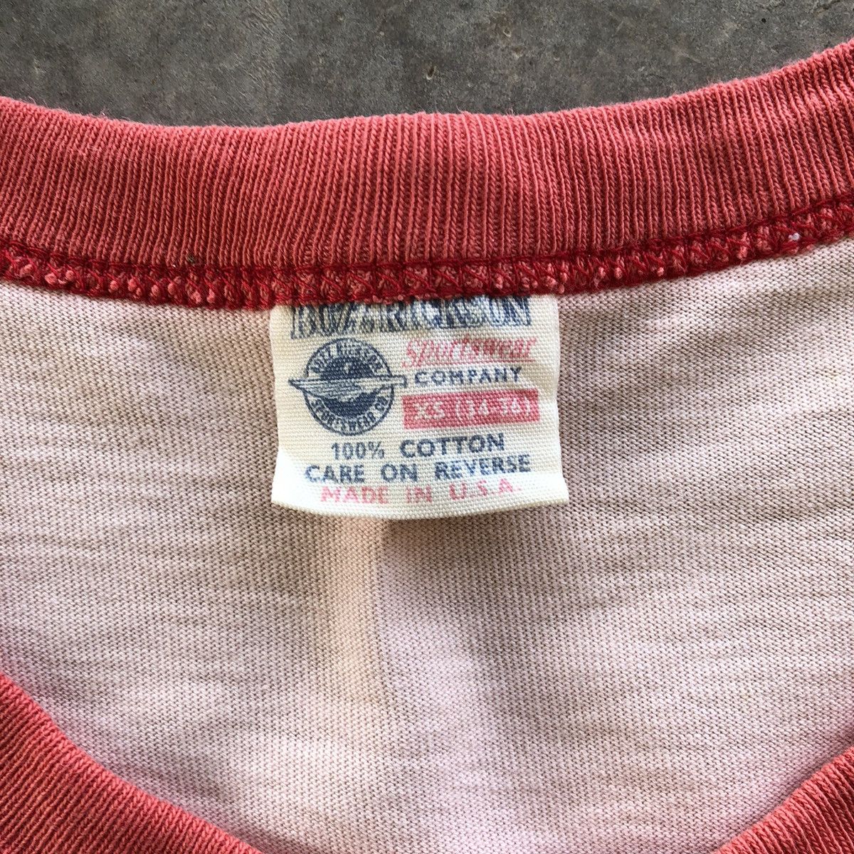 Buzz Rickson's × Toyo Enterprises BUZZ RICKSON VF-32 Swordsmen Tomcat Rare Design Ringer Shirt Size US XS / EU 42 / 0 - 7 Thumbnail