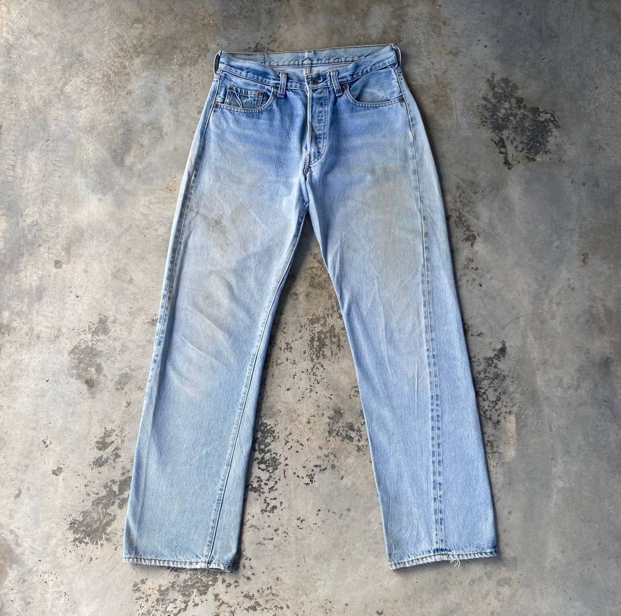 Levi's Vintage Clothing VINTAGE 60s LEVI'S 501 REDLINE SINGLE DIGIT "6" BUTTON Size US 29 - 1 Thumbnail
