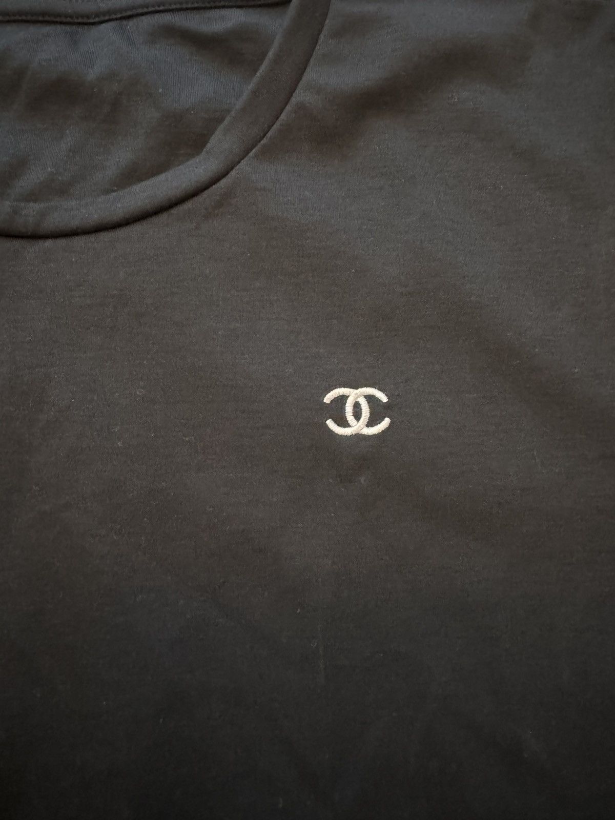 Chanel Chanel Embroidered Logo t-shirt - L Size L / US 10 / IT 46 - 2 Thumbnail