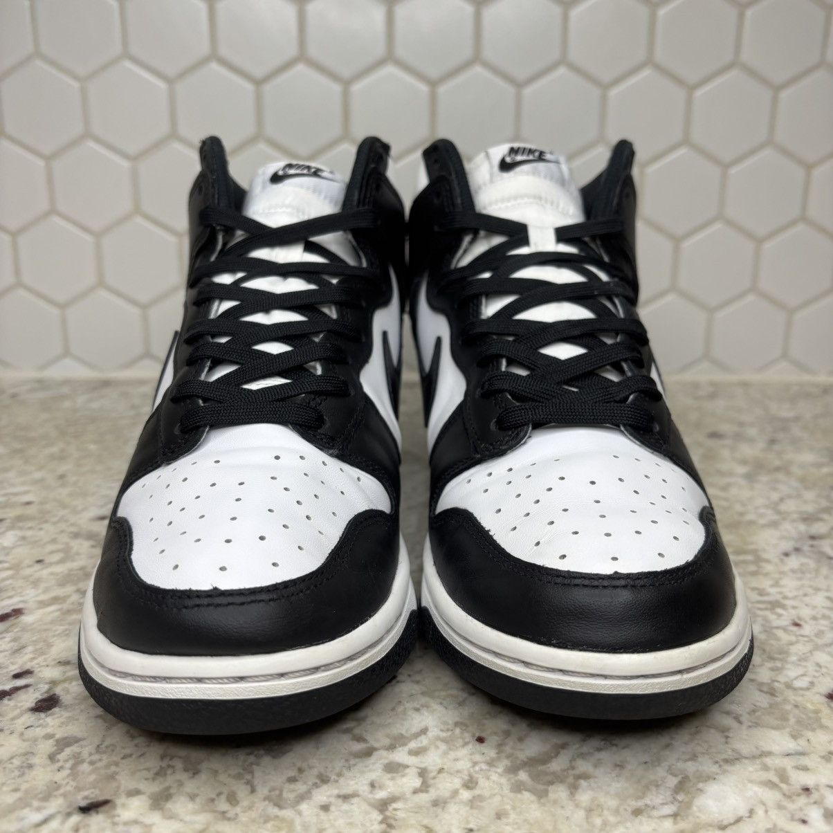 Nike Size 8.5 - Nike Dunk High Black White CLEAN No box Size US 8.5 / EU 41-42 - 4 Thumbnail