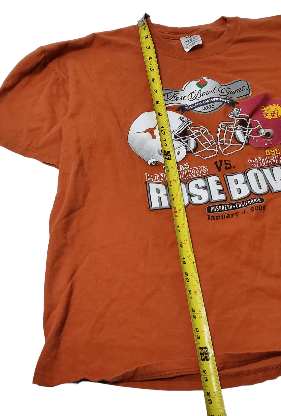 NCAA × Vintage 2006 Longhorns VS Trojans Rose Bowl T-Shirt Size US S / EU 44-46 / 1 - 5 Thumbnail