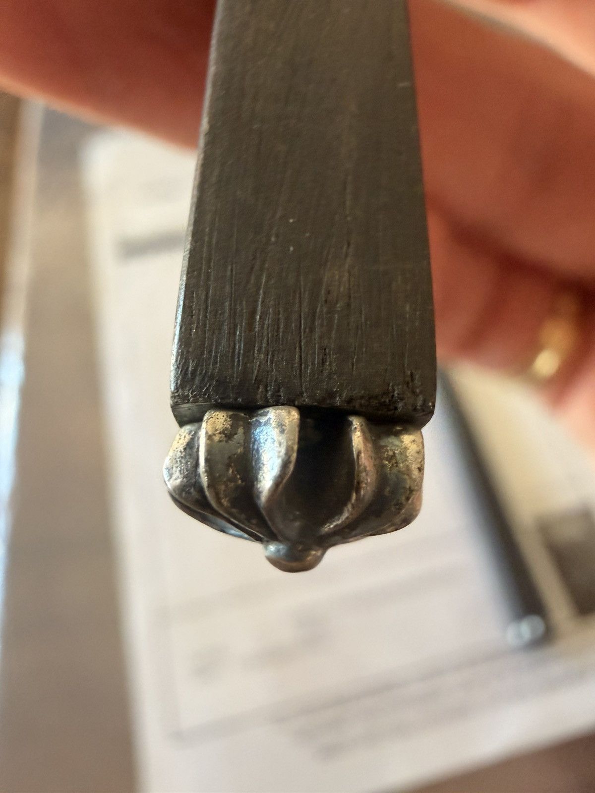 Chrome Hearts Chrome Hearts Chopsticks 100% Authentic RARE 2012 Ebony Wood Size ONE SIZE - 5 Thumbnail