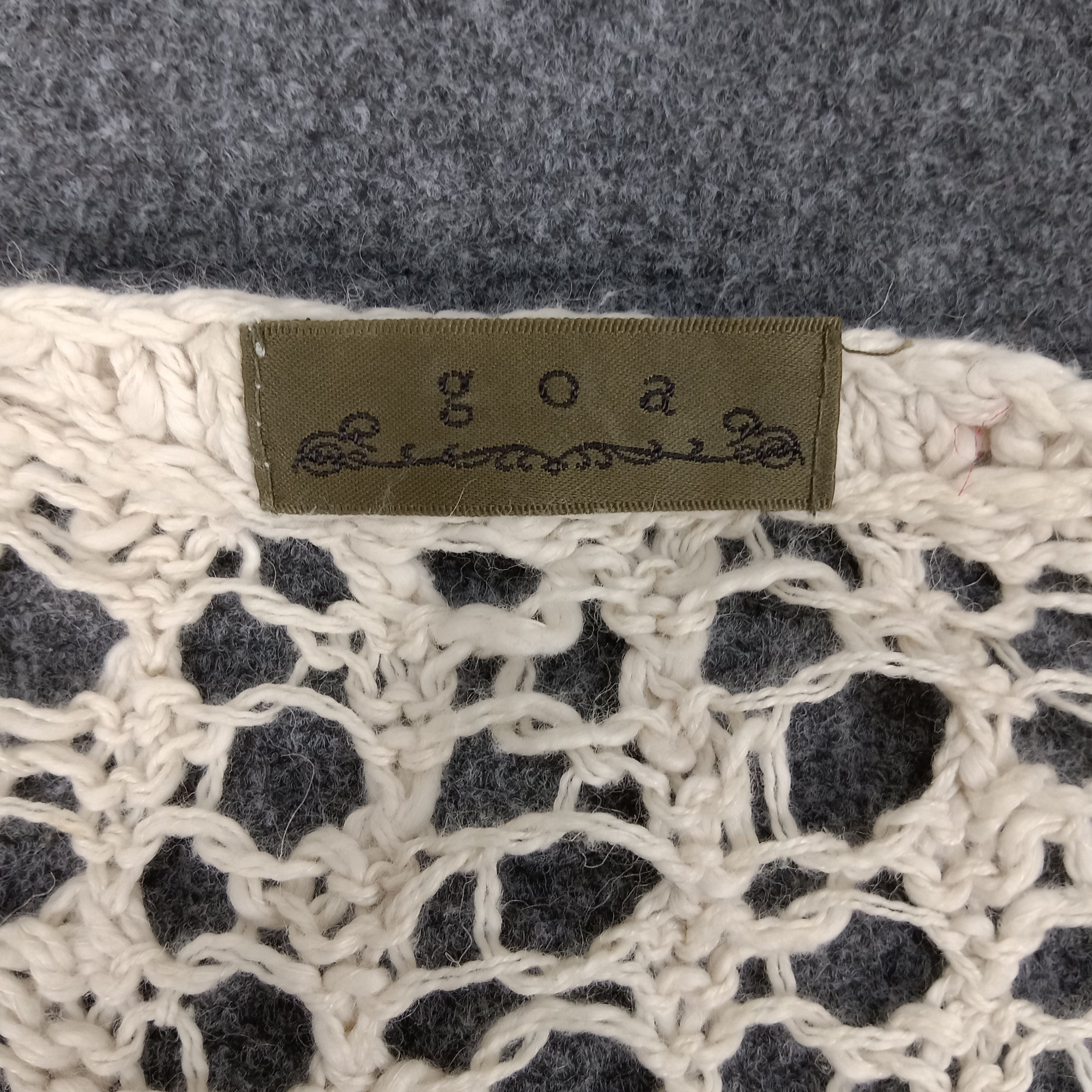 If Six Was Nine × Le Grande Bleu (L.G.B.) × Vintage G.O.A Japanese Punk Style Hollow Knitwear Size L / US 10 / IT 46 - 3 Thumbnail
