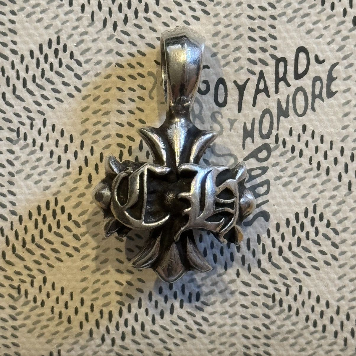 image of Chrome Hearts Plus Pendant in Silver, Men's