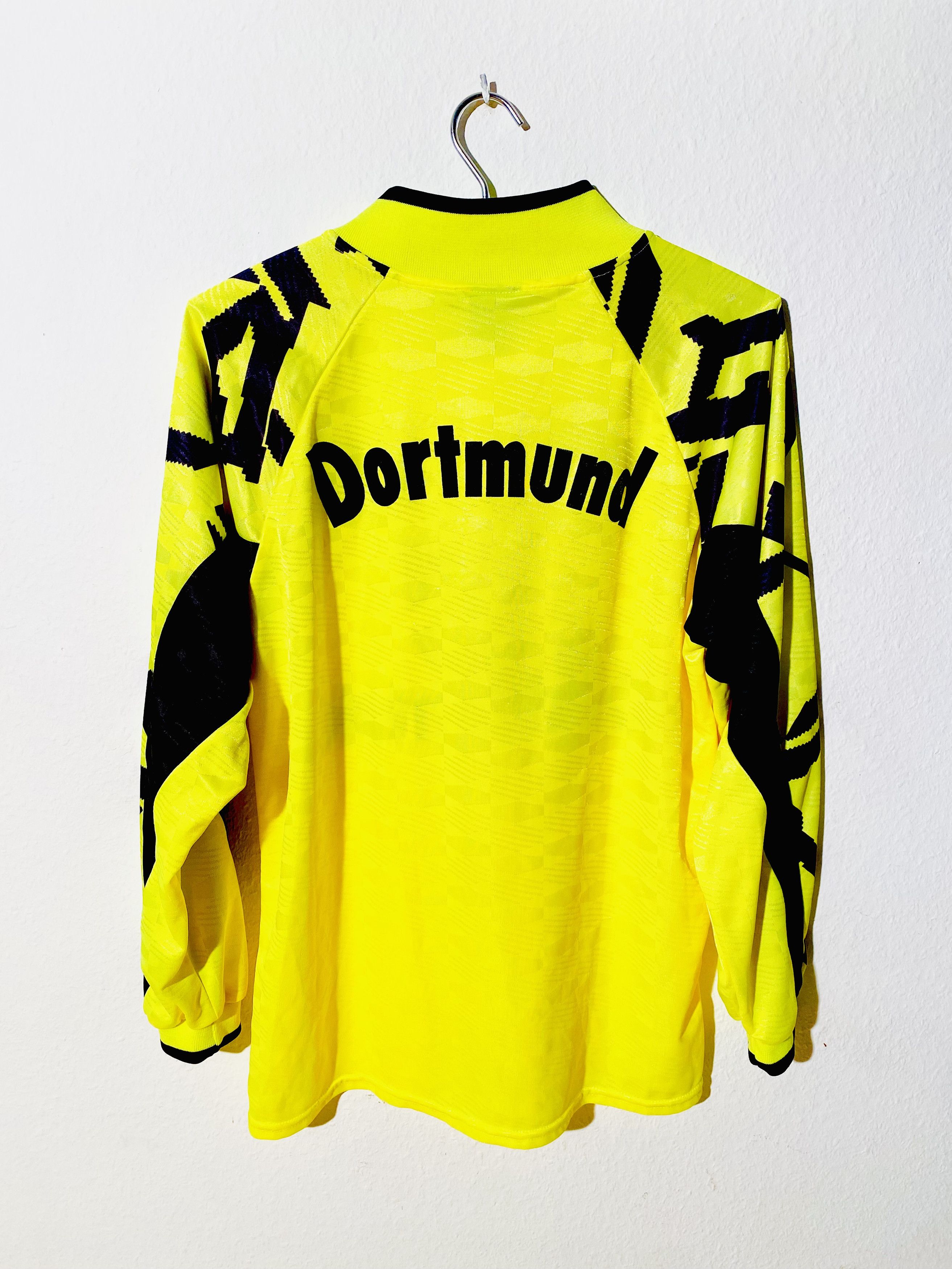 Nike Borussia Dortmund Home Jersey 1991 / 1992 LS 91/92 Size US M / EU 48-50 / 2 - 2 Thumbnail
