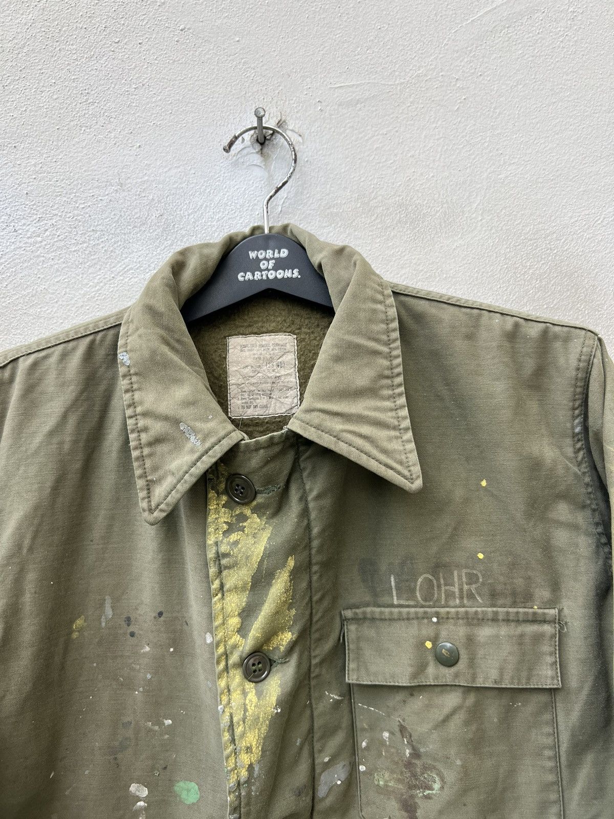 Vintage VTG Trashed US Navy Permeable A-2 Cold Weather Deck Jack Size US M / EU 48-50 / 2 - 7 Thumbnail