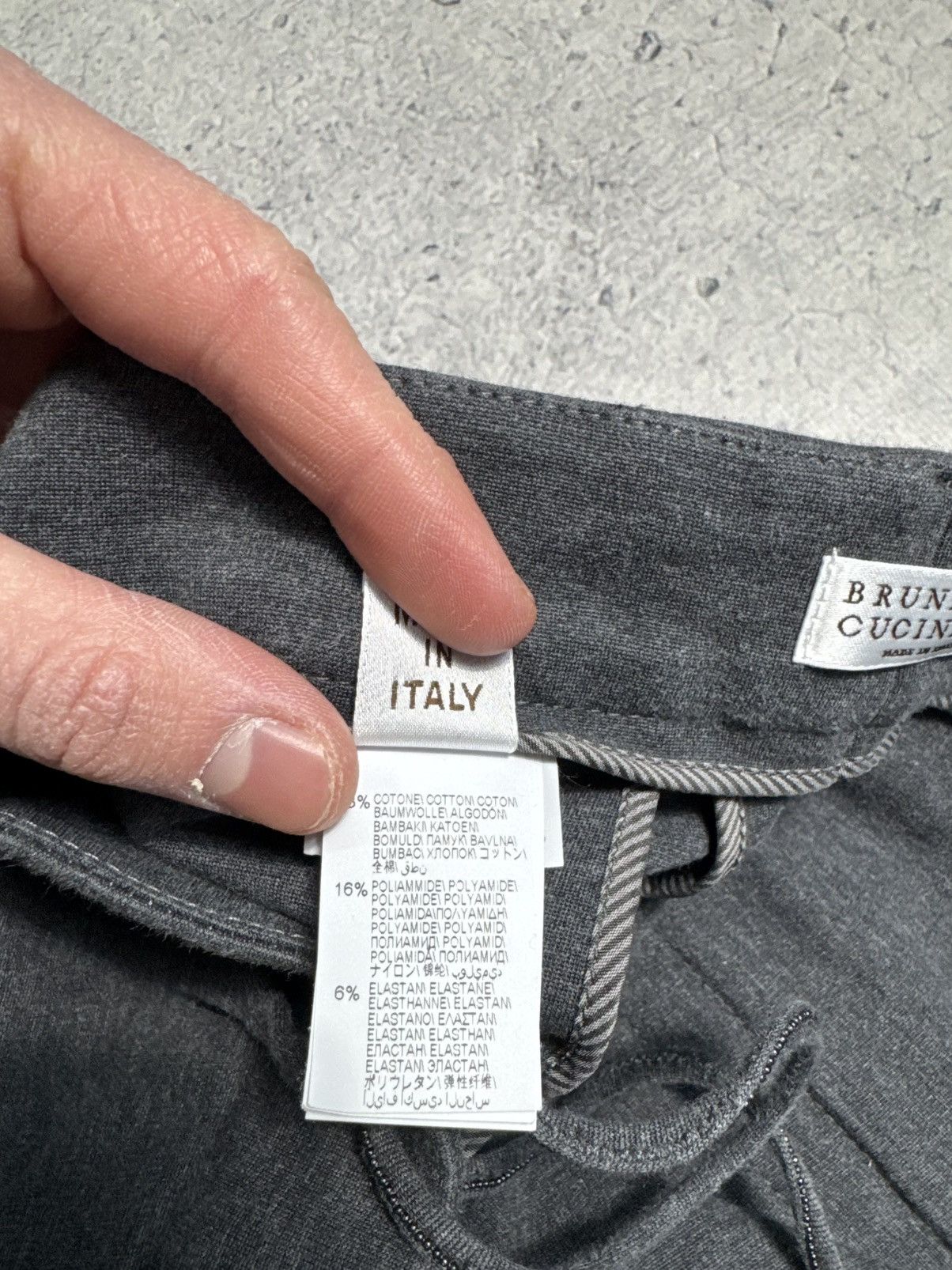 Brunello Cucinelli Brunello Cucinelli Women’s Pants Grey Size IT 44 Size 30" / US 8 / IT 44 - 8 Thumbnail