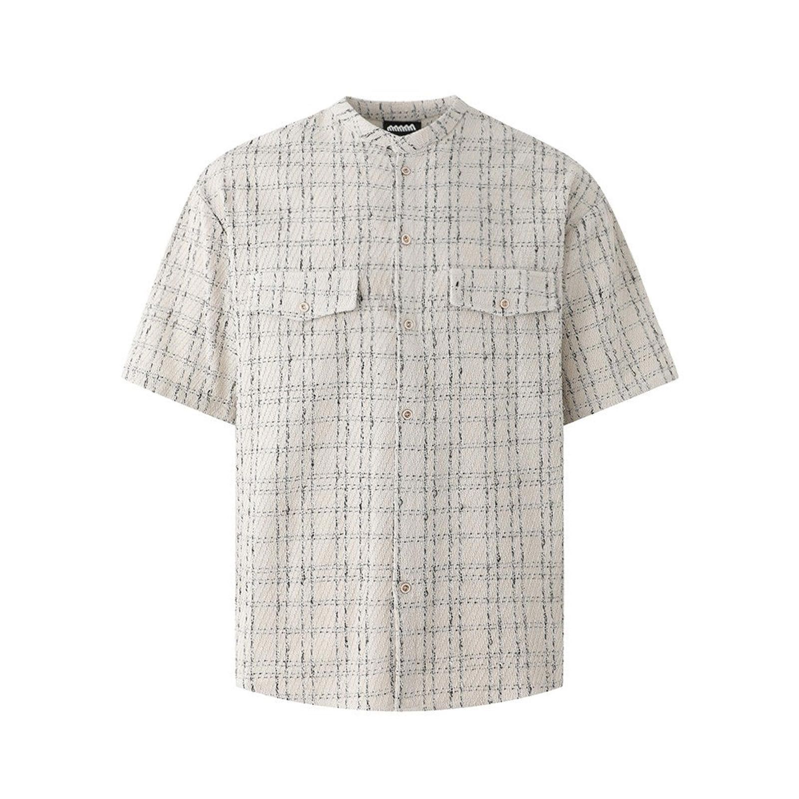 Other Flannel Button Short Sleeve Shirt Size US L / EU 52-54 / 3 - 4 Thumbnail
