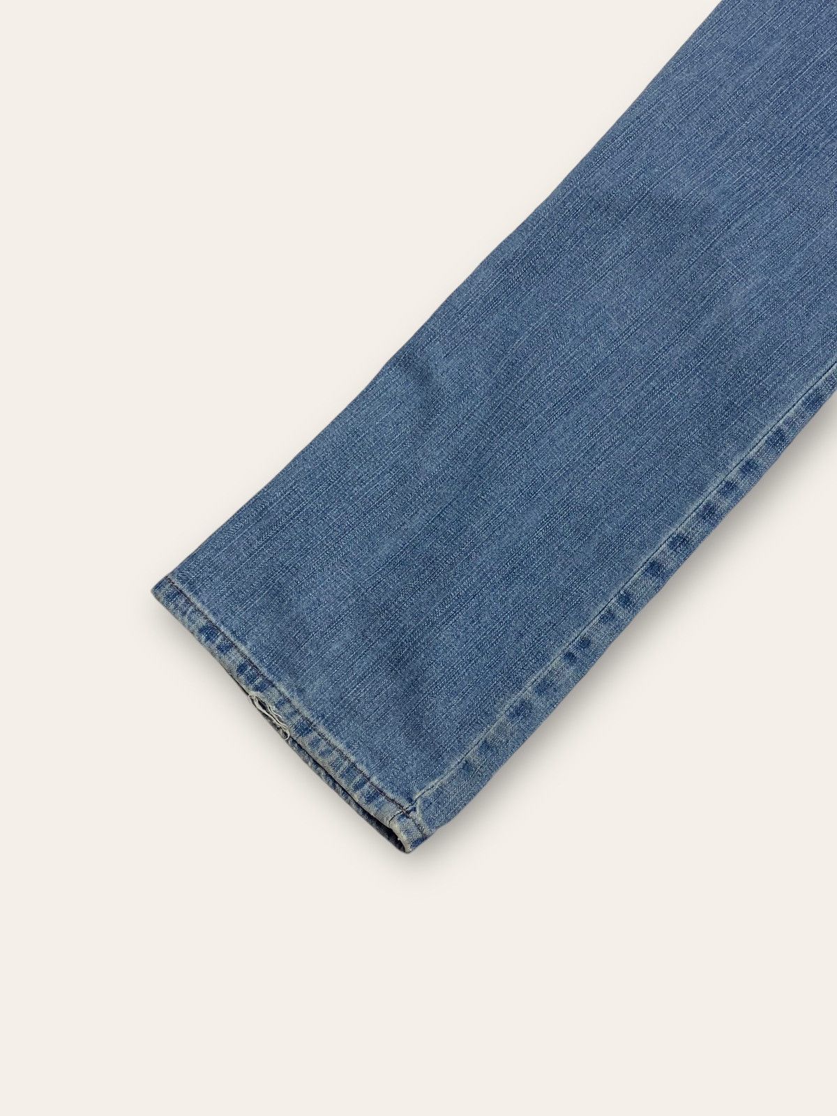 Jean Vintage WRANGLER Bootcut Light Blue Denim Jeans W35 L31 Size US 35 - 10 Thumbnail
