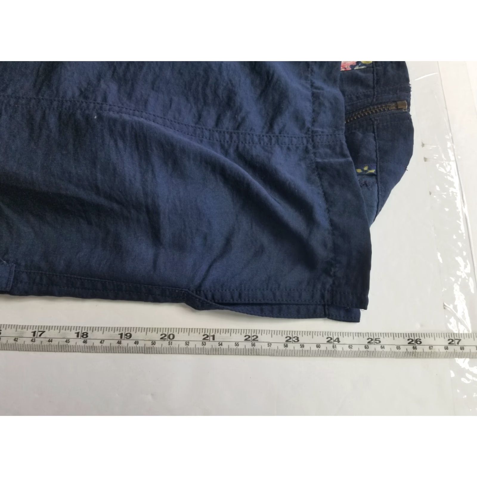 Anthropologie Hei Hei Cargo Jacket Navy Medium Blue Full Zip Casual Women Military Jacket Size M / US 6-8 / IT 42-44 - 6 Thumbnail