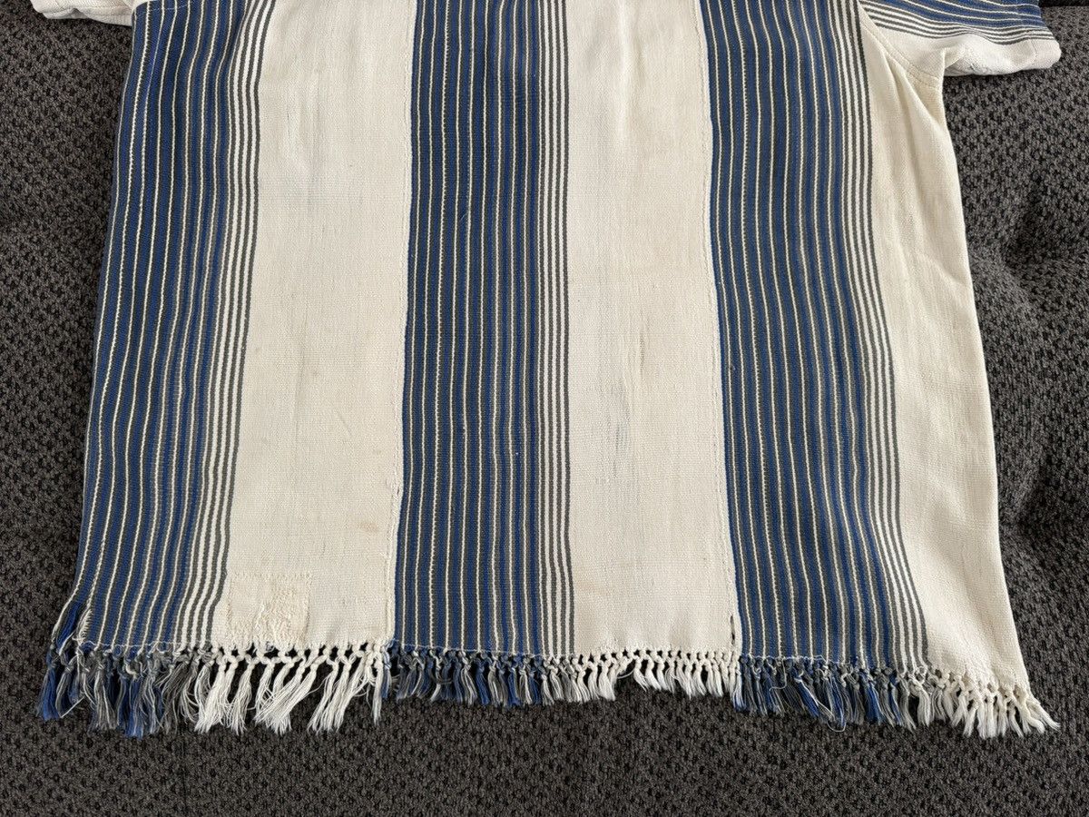 Bode BODE Early Collection 01423 Stripe Shirt Cotton Fringe L/XL Size US L / EU 52-54 / 3 - 10 Thumbnail