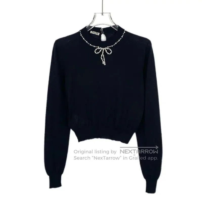 Miu Miu Miu Miu Black Cashmere Pullover Sweater . Size XS / US 0-2 / IT 36-38 - 1 Thumbnail