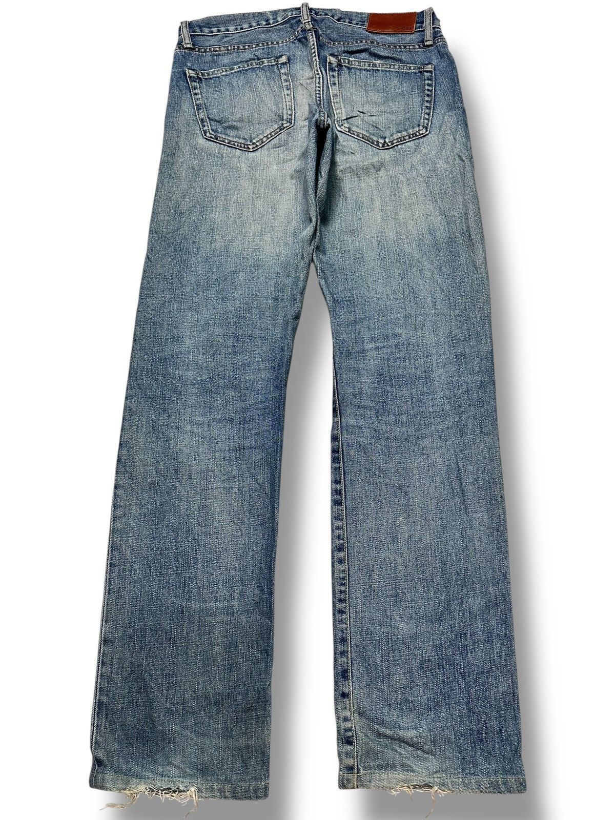 Uniqlo Uniqlo Vintage Distressed Straight Loose Style With Faded Size US 32 / EU 48 - 2 Thumbnail