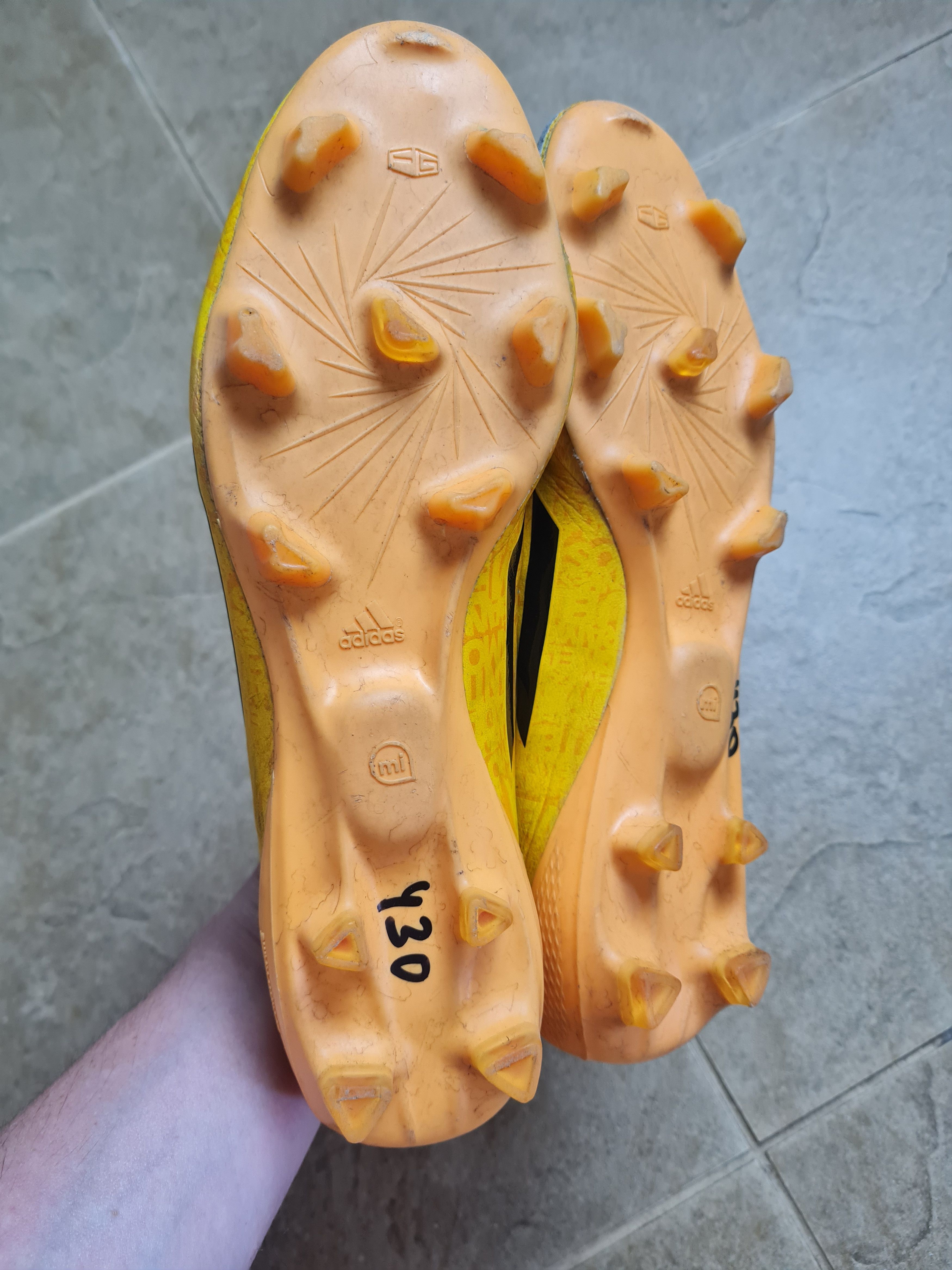 Adidas Adidas F50 adiZero TRX FG Soccer Cleats Solid Gold Messi Size US 9.5 / EU 42-43 - 25 Thumbnail