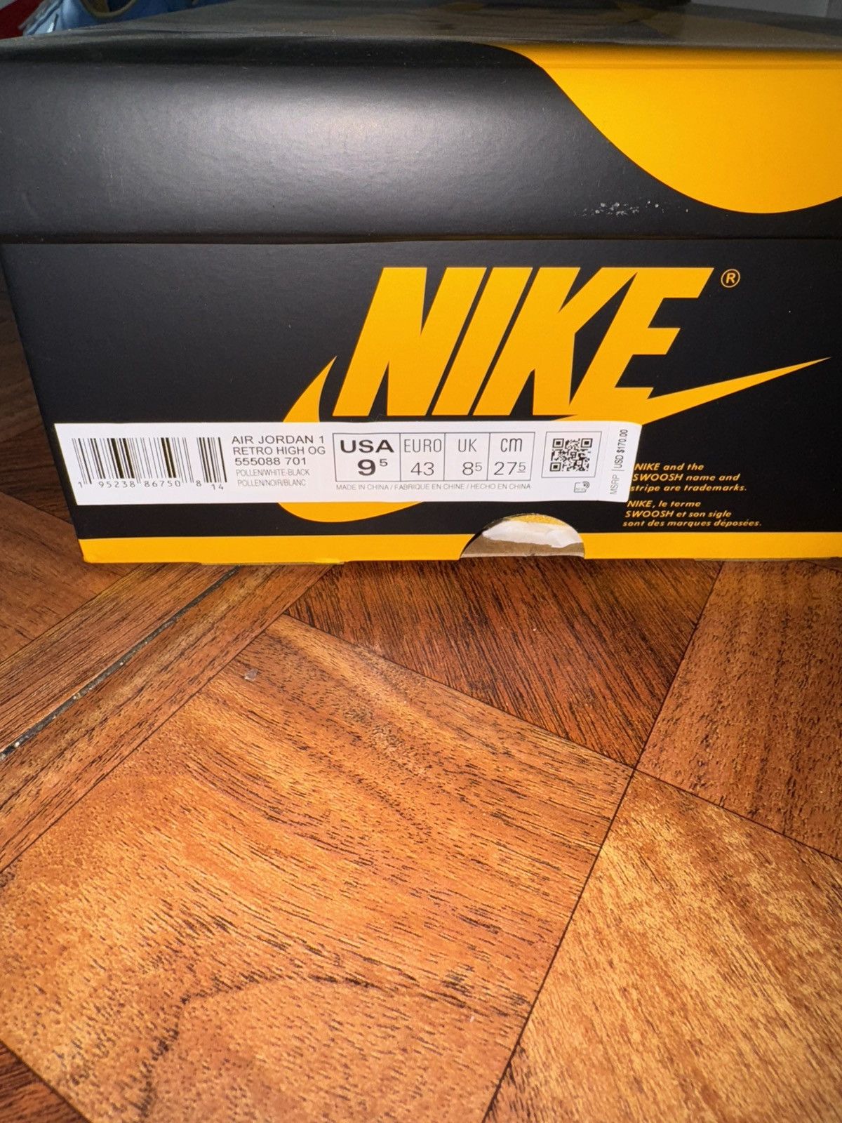 Jordan Brand × Nike Jordan 1 Pollen Size US 9.5 / EU 42-43 - 7 Thumbnail