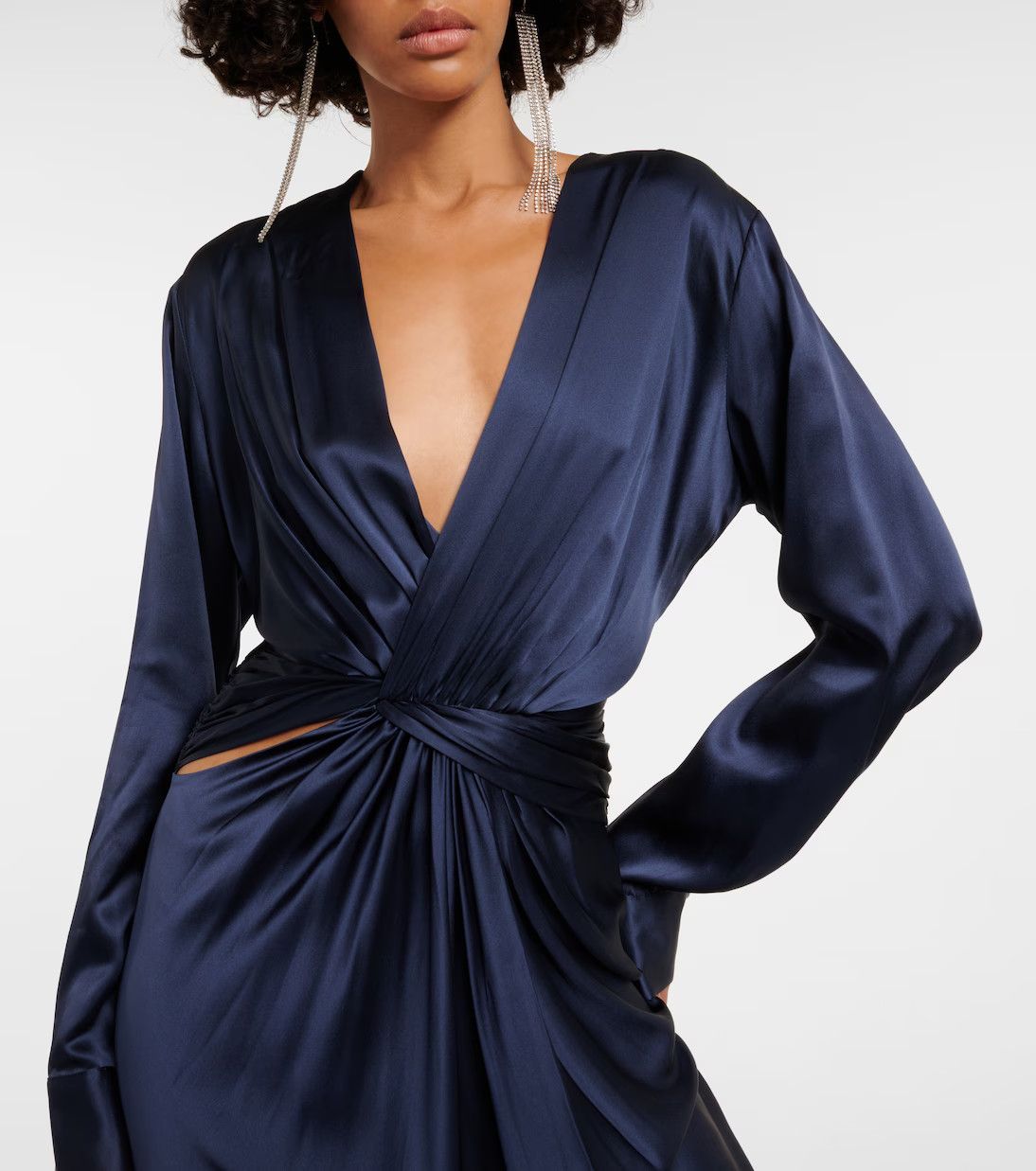 Christopher Esber o1mle0824 Triquetra Twist Dress in Blue Size M / US 6-8 / IT 42-44 - 4 Thumbnail