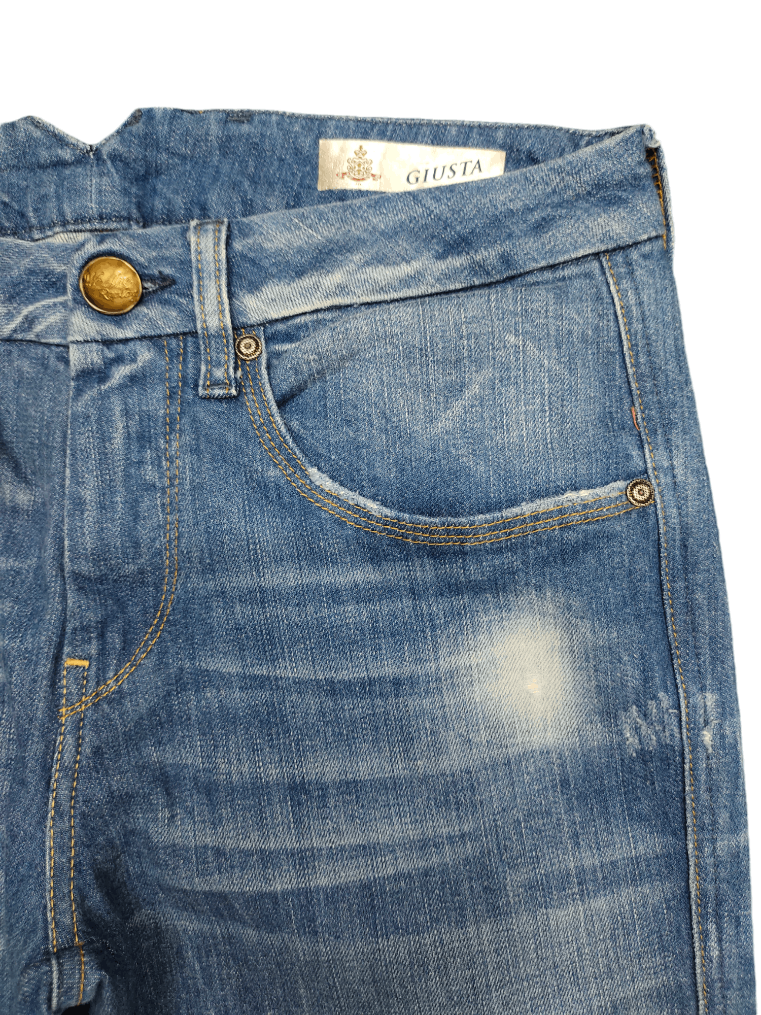 Replay Vintage Replay Guista Clawmark Metal Hook Pocket Jeans Size 28" / US 6 / IT 42 - 4 Thumbnail