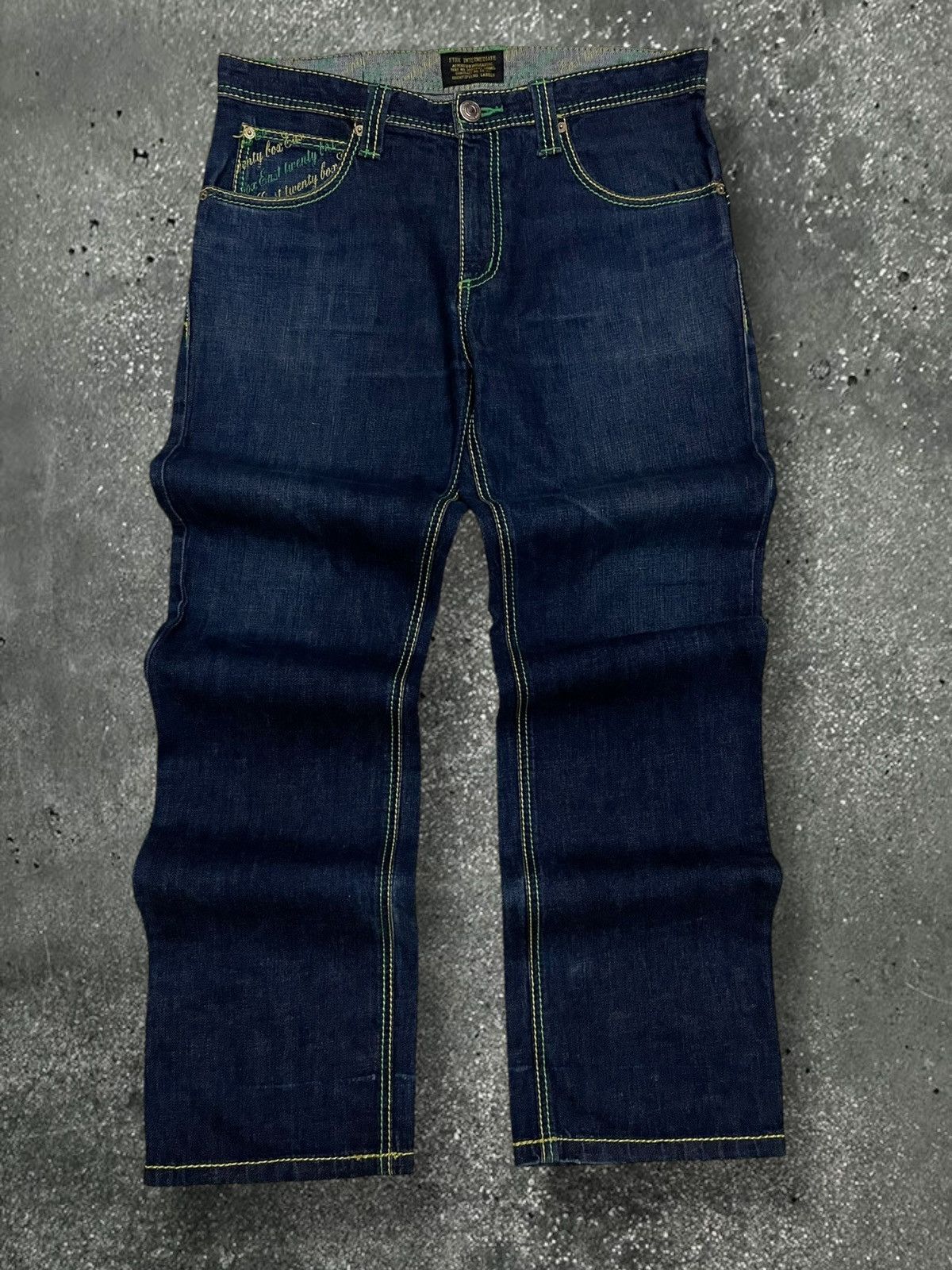 Hysteric Glamour Vintage 1990s Rare Japan Etbx Intermediate Cyberpunk Denim Size US 34 / EU 50 - 7 Thumbnail