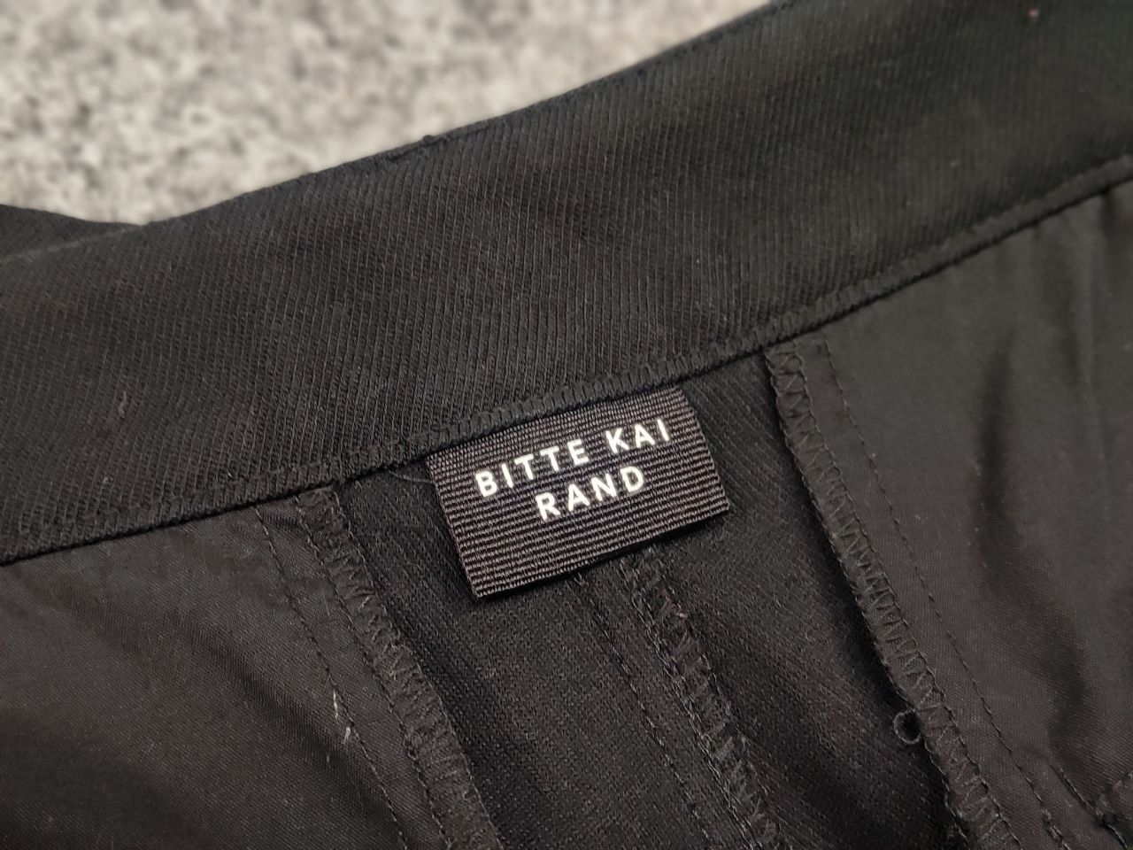 Kai Bitte Kai Rand Scandinavian design Black Asymmetric Pants Size US 34 / EU 50 - 11 Thumbnail