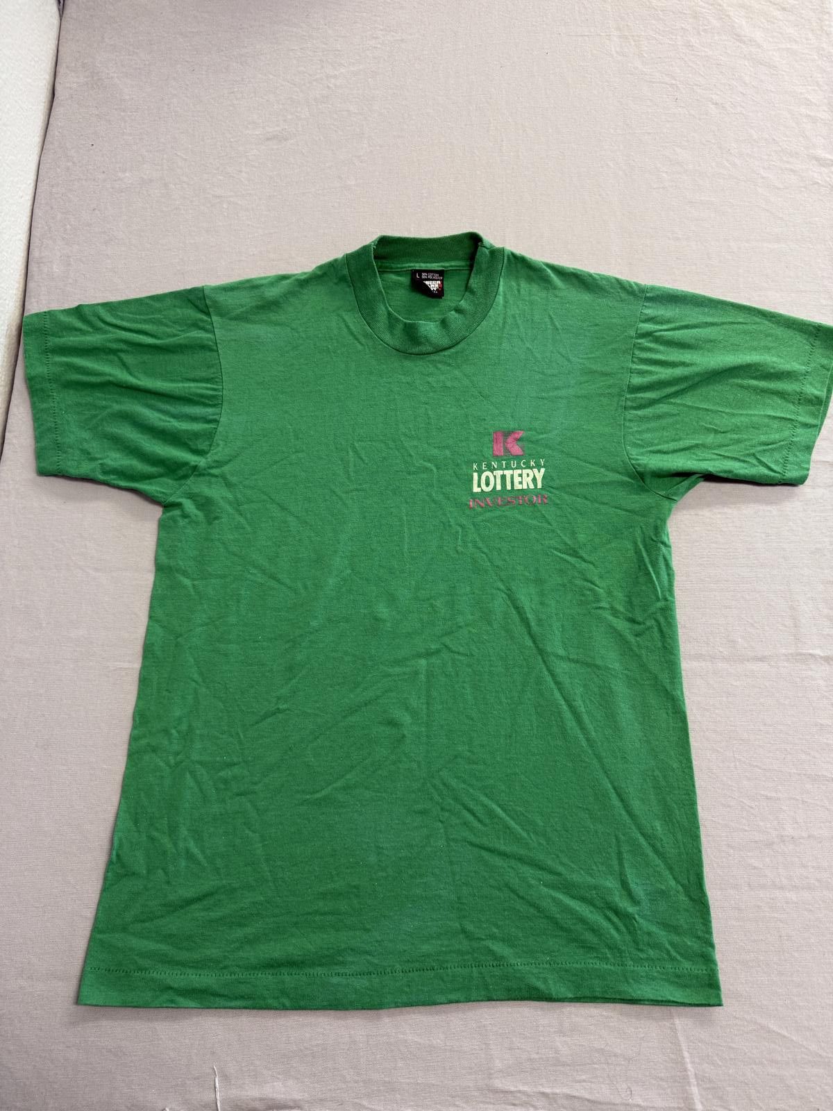 Designer Vintage Kentucky T-shirt Kentucky Lottery Investor Large Size US L / EU 52-54 / 3 - 1 Thumbnail