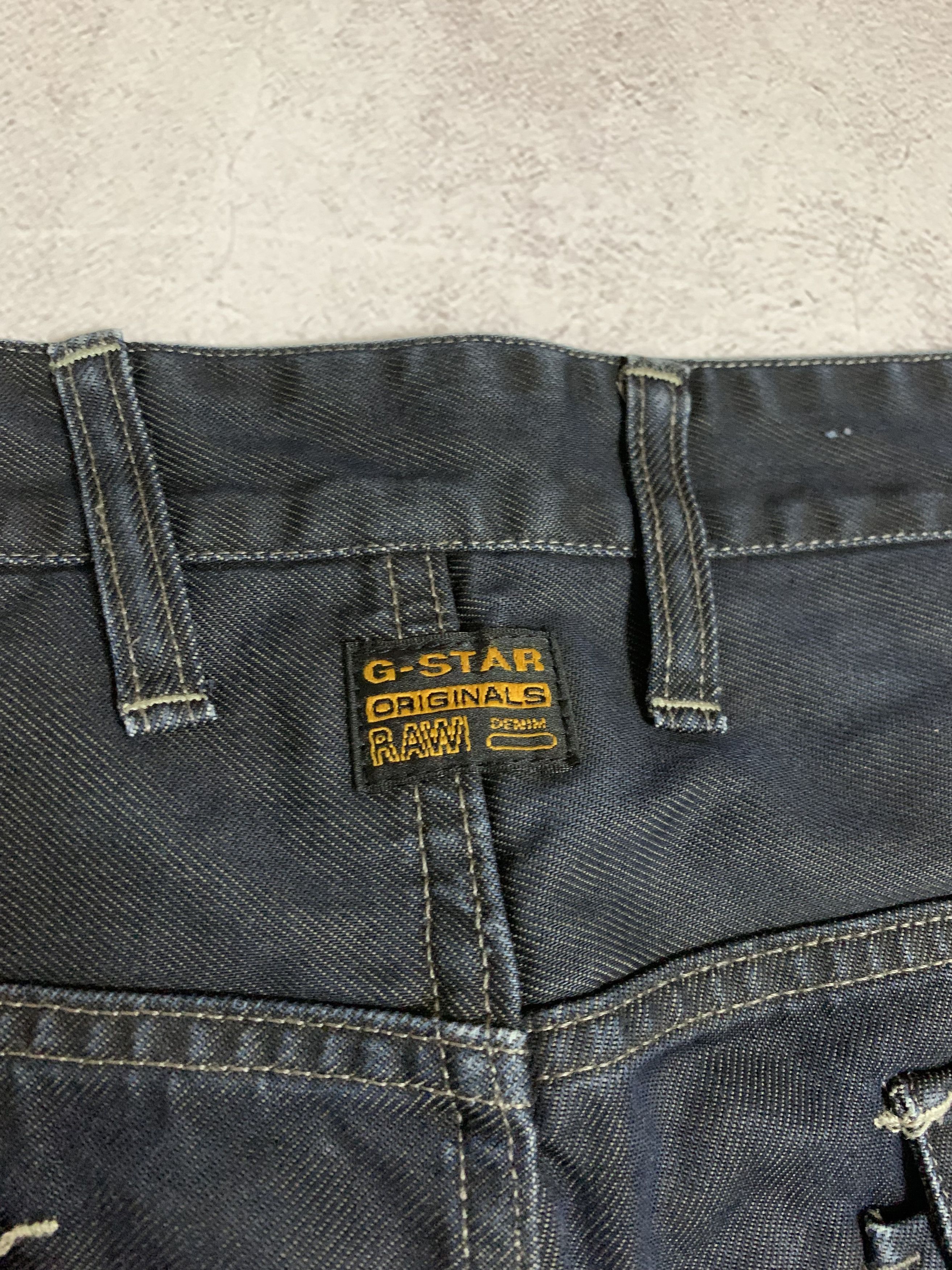G-Star × Japanese Brand vintage g star raw double knee crazy dirty jeans denim y2k Size US 32 / EU 48 - 10 Thumbnail