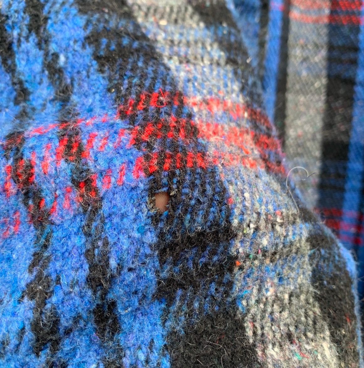 Vintage VINTAGE 90s PLAID BLANKET WOOL FLANNEL BUTTON UP Size US L / EU 52-54 / 3 - 7 Thumbnail
