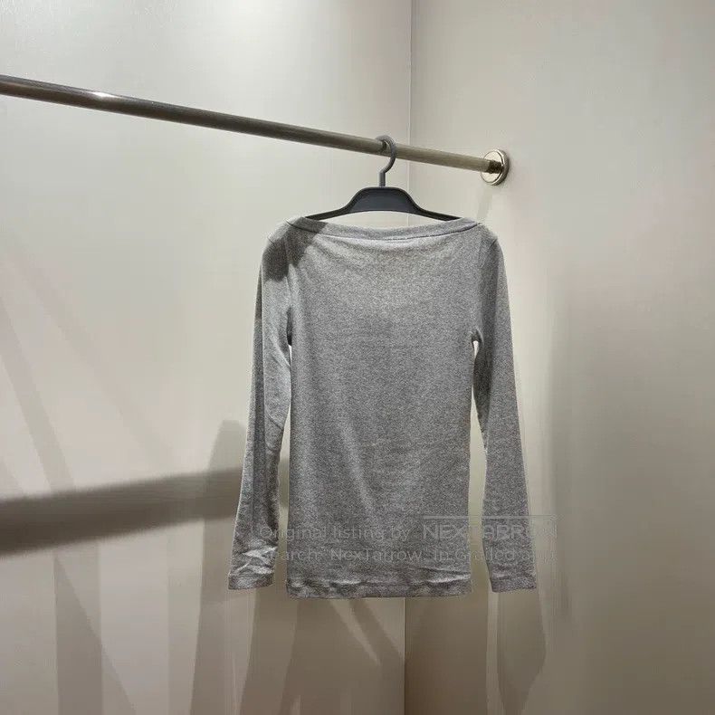 Brunello Cucinelli Brunello Cucinelli Solid color V-neck beaded slim long-sle Size XS / US 0-2 / IT 36-38 - 2 Thumbnail