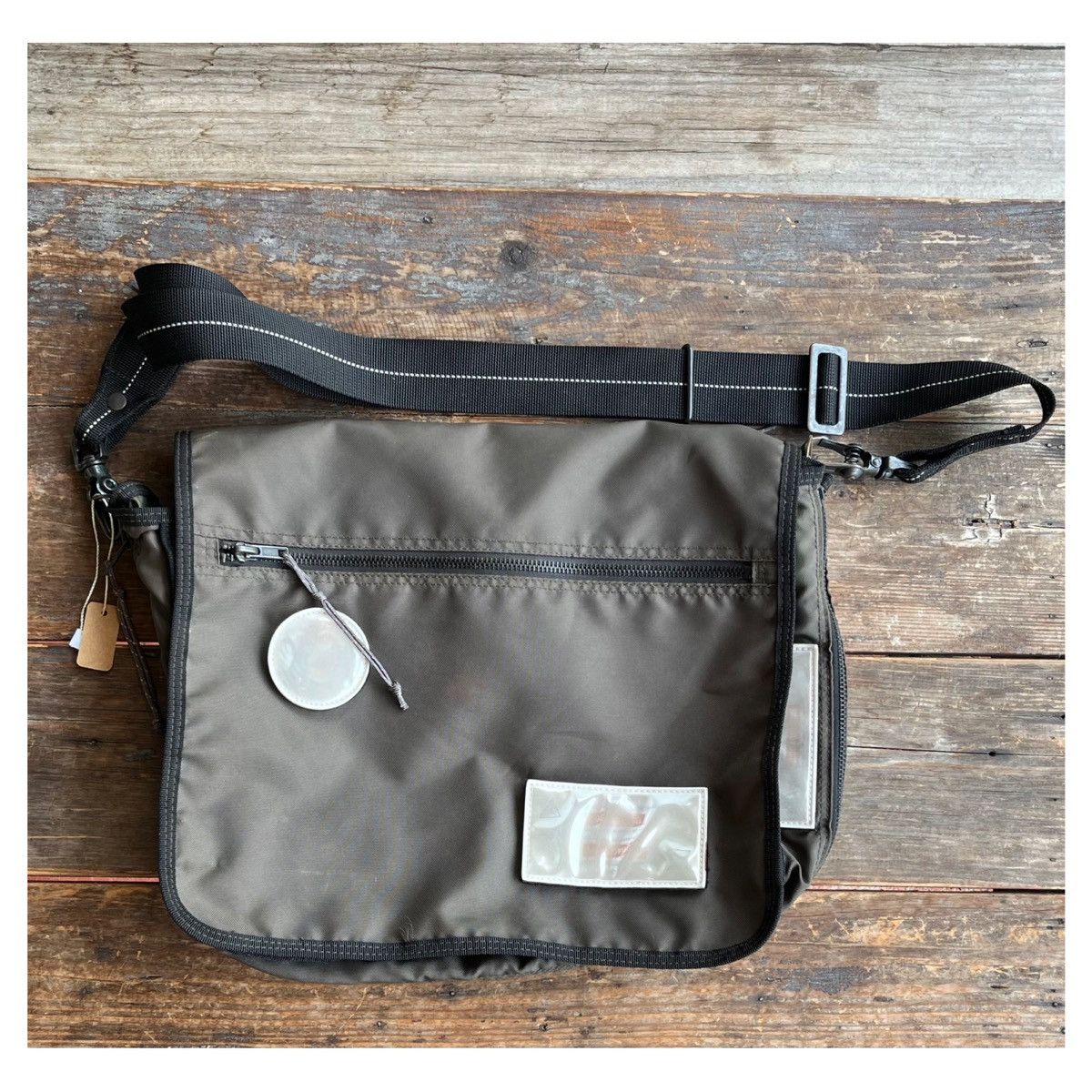 Porter Vintage Luggage Label Military Expandable Messenger Bag Size ONE SIZE - 1 Thumbnail