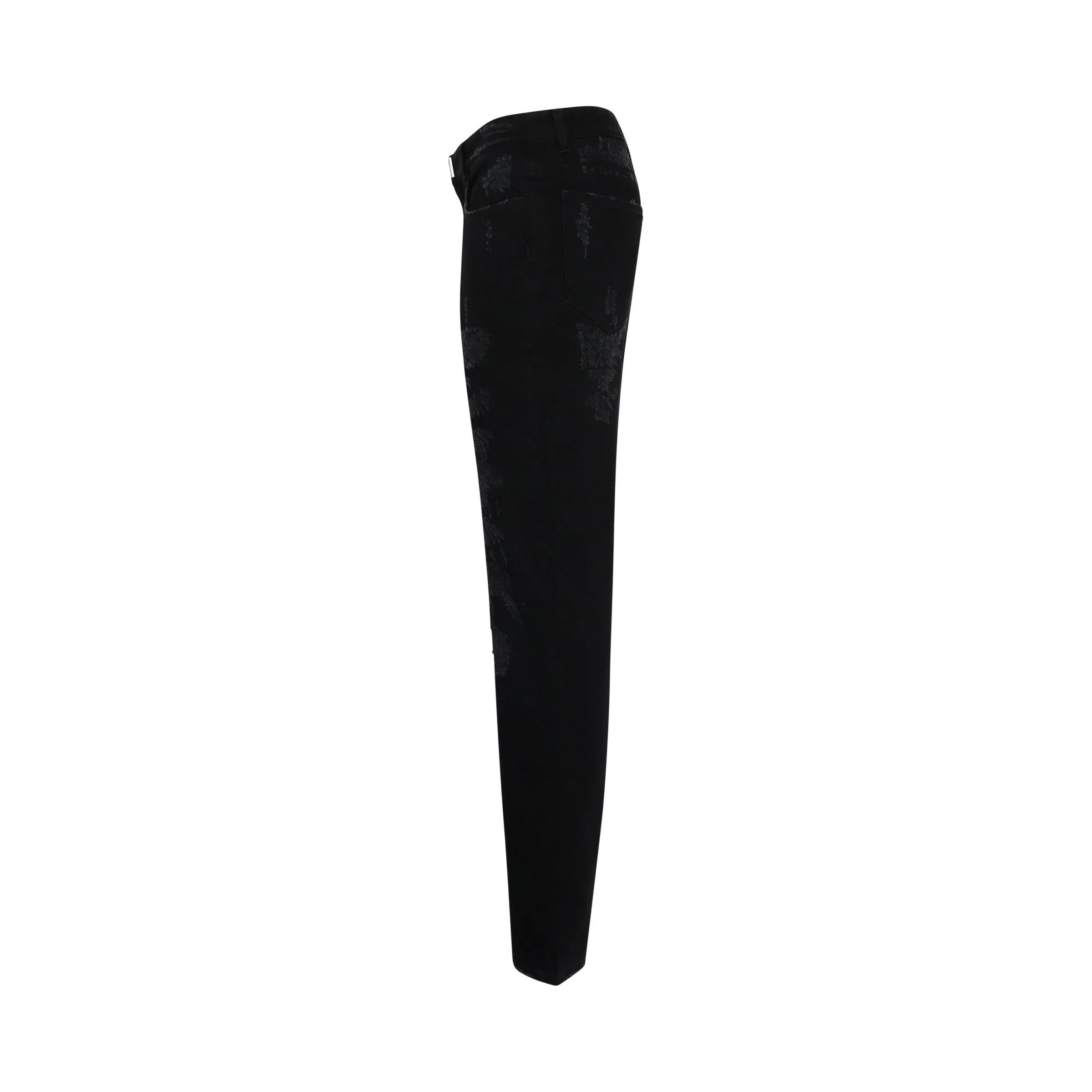 Givenchy o1mris0824 Denim Jeans in Black Size US 31 - 3 Thumbnail