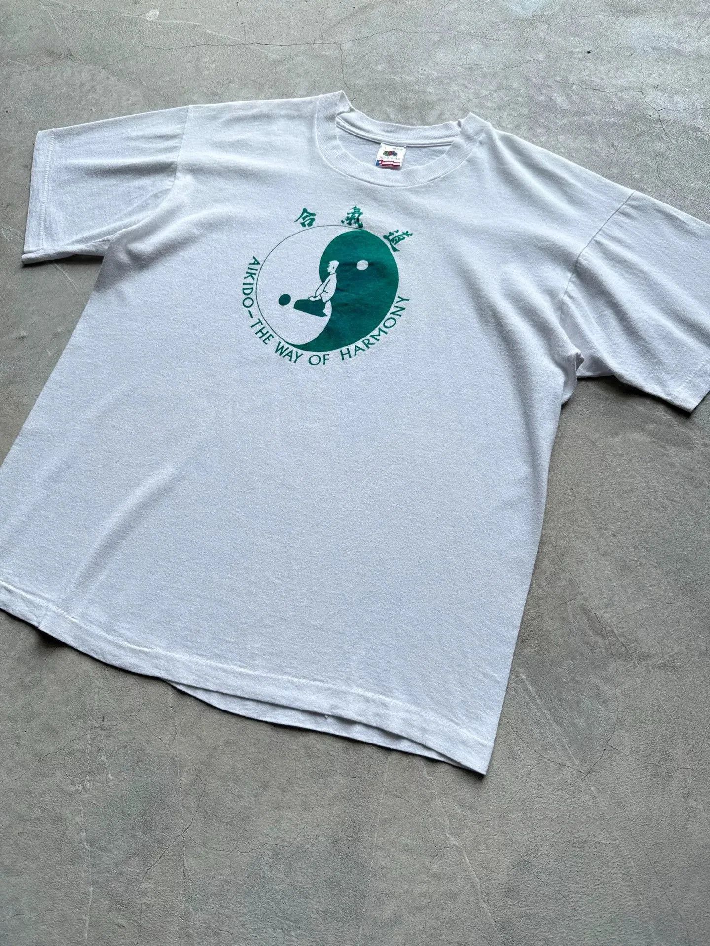 Vintage Vintage 90s Aikido Short Sleeve Tee. Size US L / EU 52-54 / 3 - 2 Thumbnail
