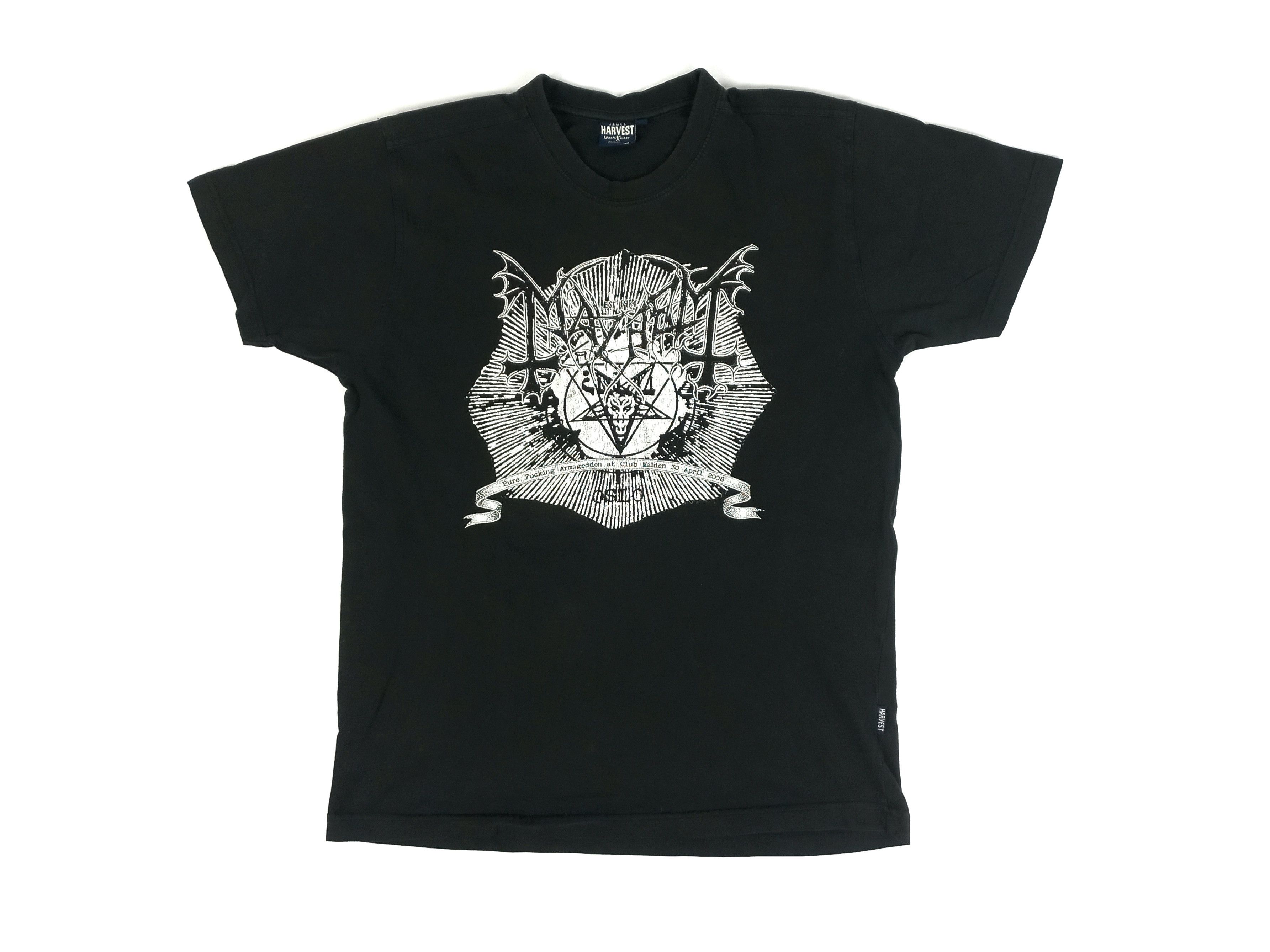 Band Tees × Vintage Rare Mayhem black metal band vintage t-shirt 2008 Size US M / EU 48-50 / 2 - 2 Thumbnail