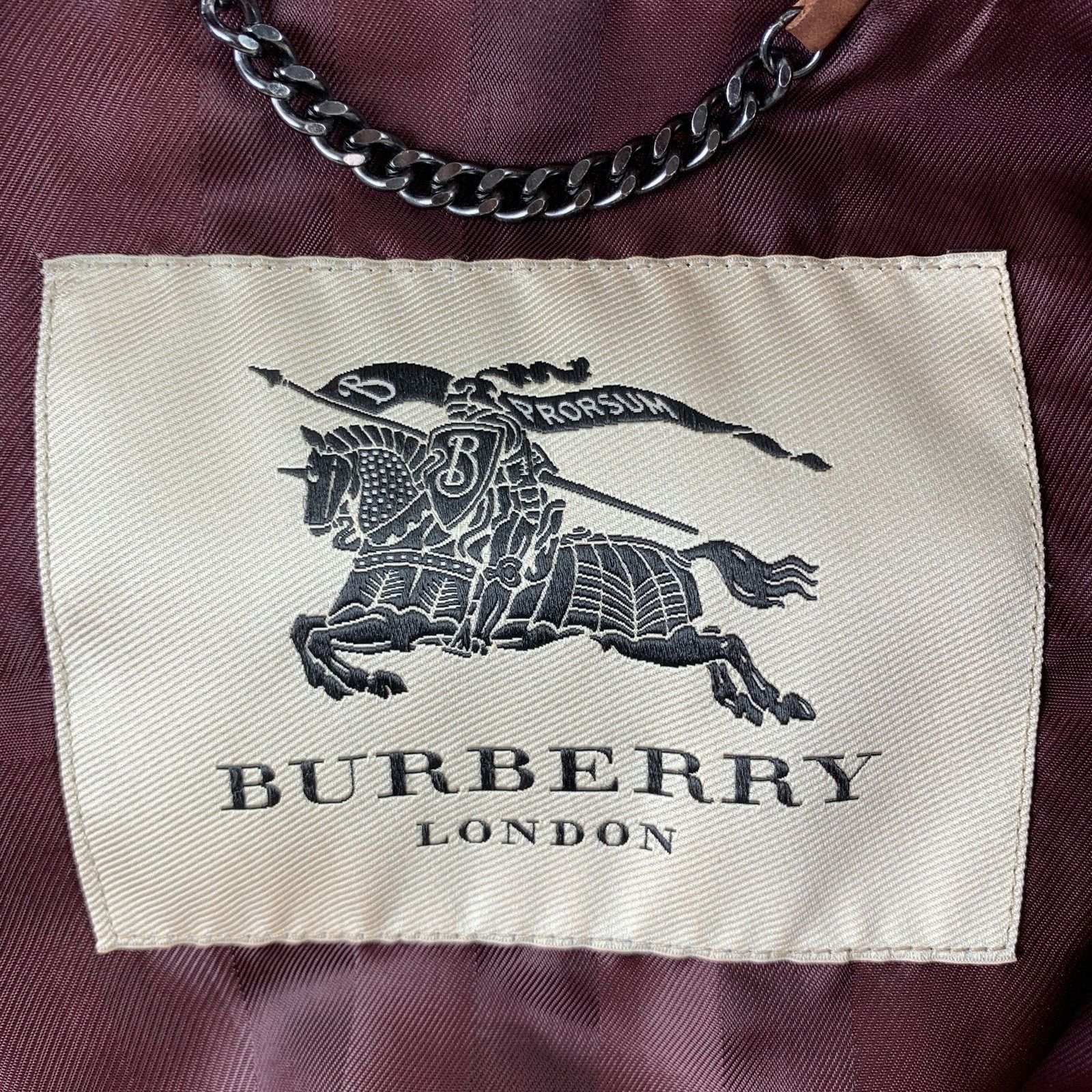 Burberry Chest Size 38 Brick Solid Zip Up Nubuck Leather Jacket Size US M / EU 48-50 / 2 - 7 Thumbnail