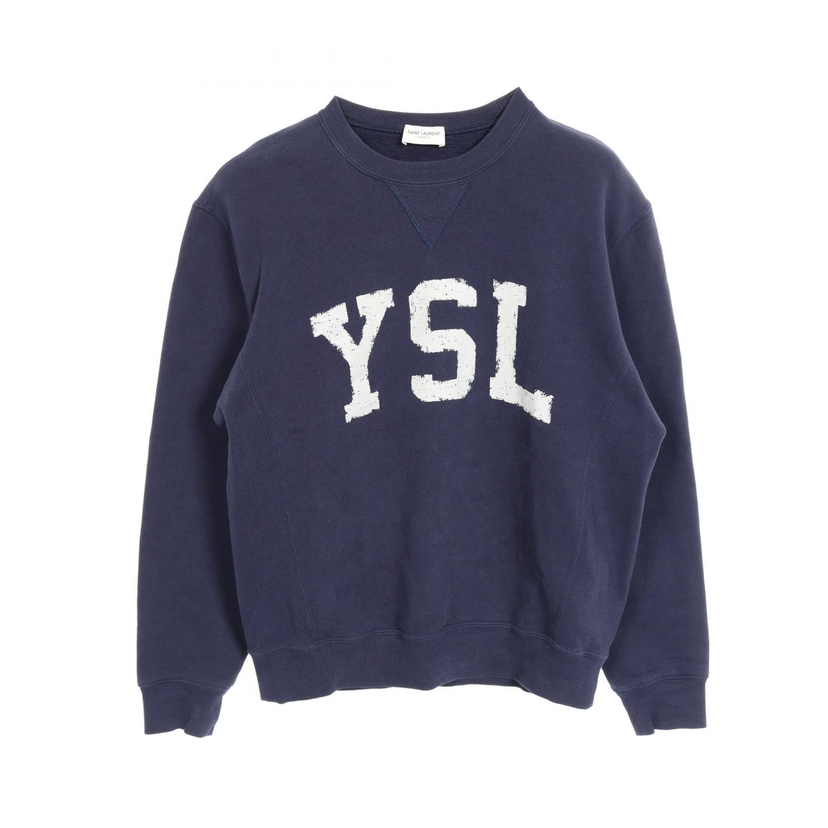 Yves Saint Laurent Saint Laurent Paris Sweatshirt Cotton