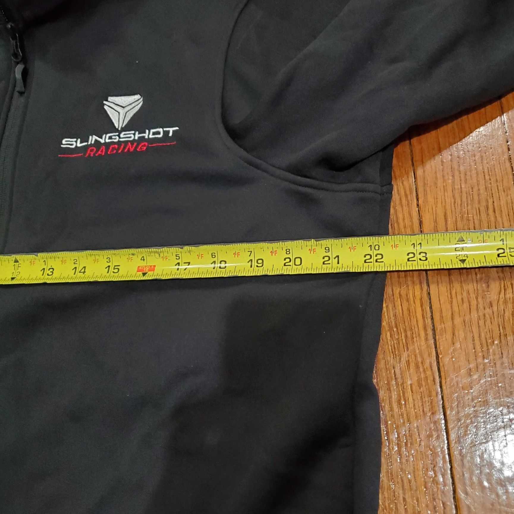 Logo 7 Slingshot Racing Jacket Mens L Black Softshell Full Zip Logo Size US L / EU 52-54 / 3 - 7 Thumbnail