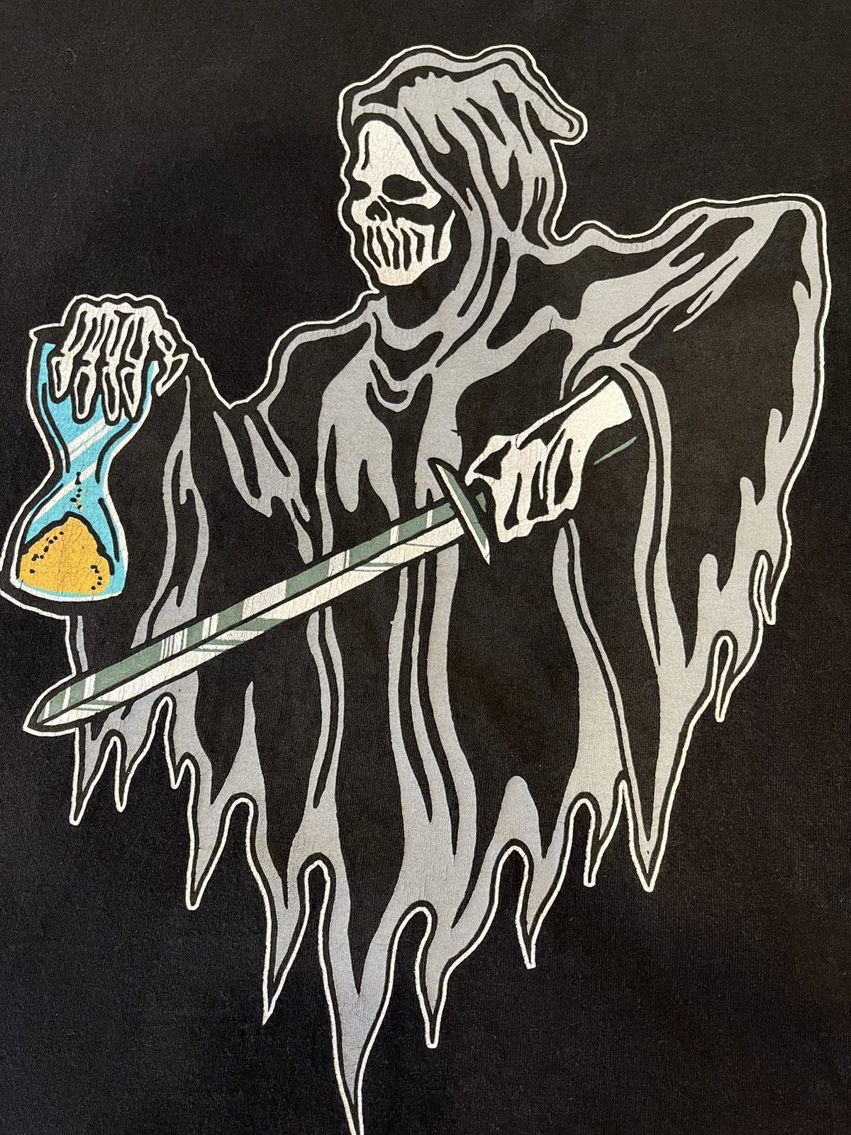 Warren Lotas Warren Lotas Grim Reaper Time is Precious Tee Size US XL / EU 56 / 4 - 2 Thumbnail