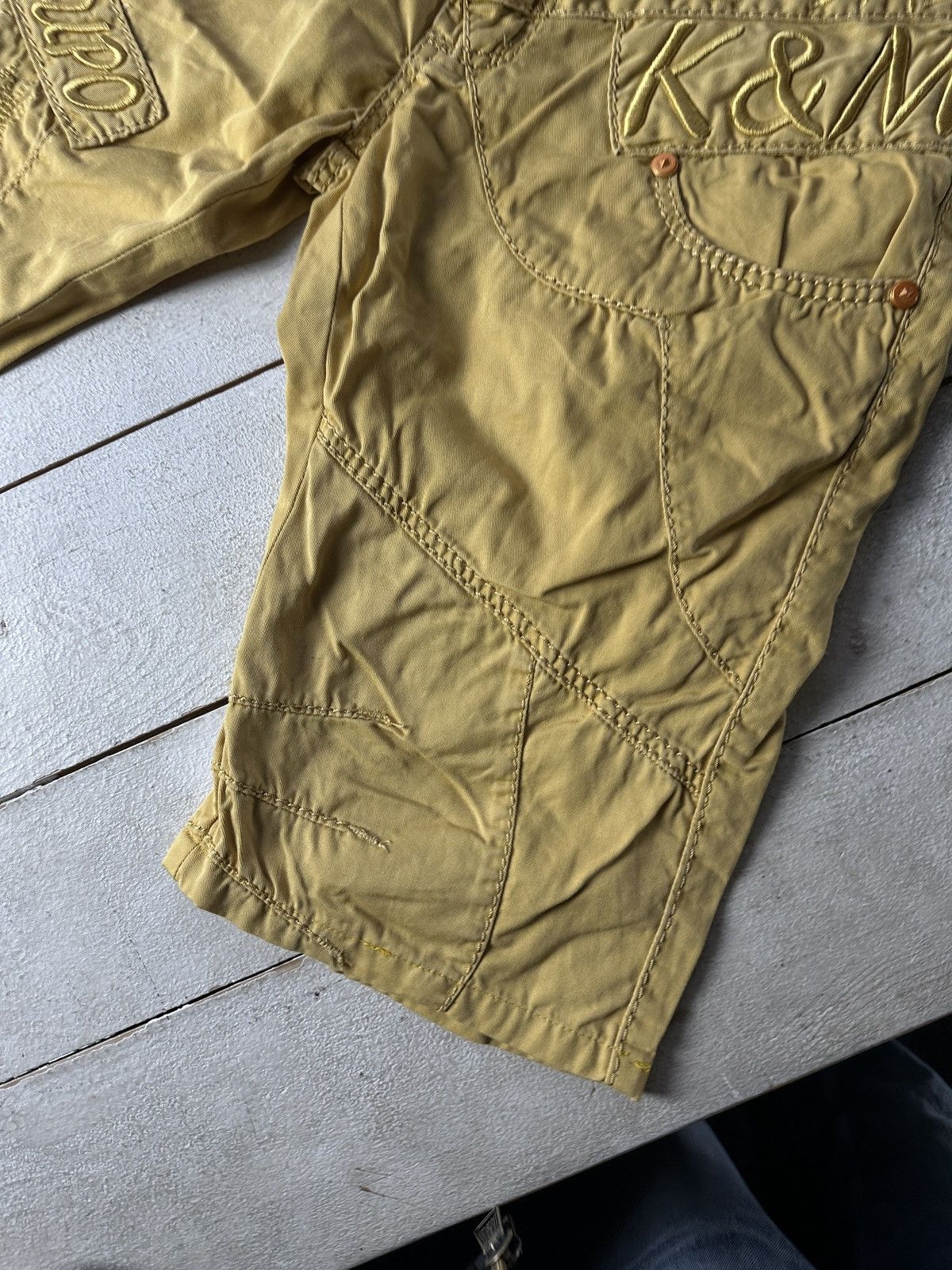 Other 🚨RARE COSMO LUPO BIG LOGO CARGO SHORTS Y2K VINTAGE Size US 34 / EU 50 - 8 Thumbnail