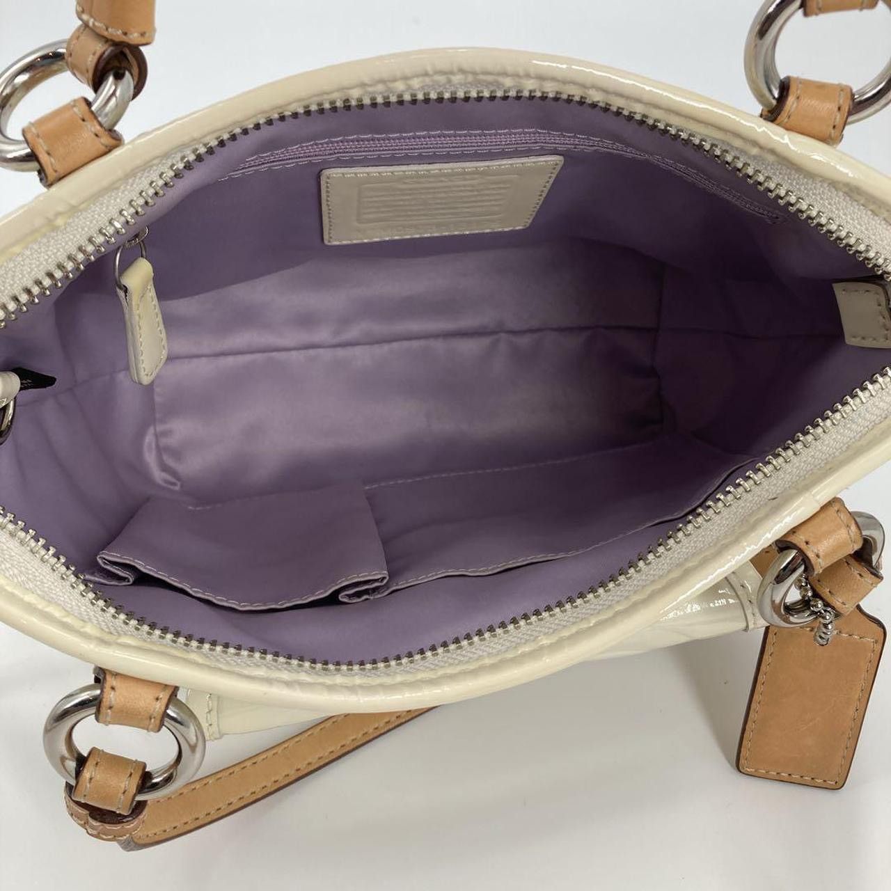 Coach Coach Embossed Patent Leather Tote Size ONE SIZE - 6 Thumbnail