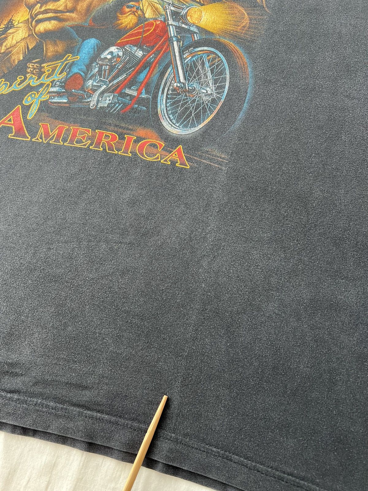 Vintage Vintage 1999 Jessie James Spirit of America Rock Eagle Tee Size US XXL / EU 58 / 5 - 12 Thumbnail