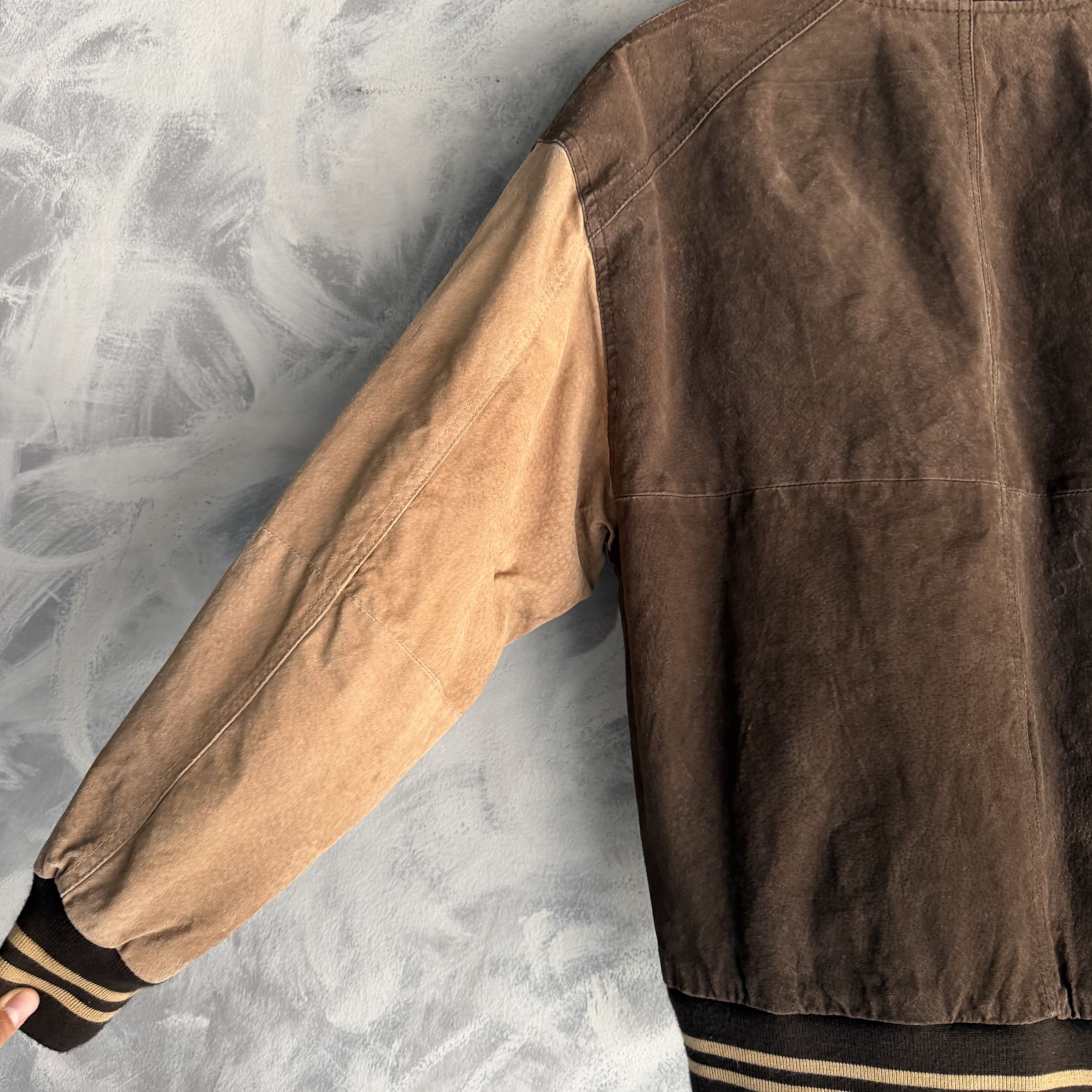 Northwest Territory Vtg NorthWest Territory Suede Leather Jacket Mens Varsity Size US M / EU 48-50 / 2 - 5 Thumbnail