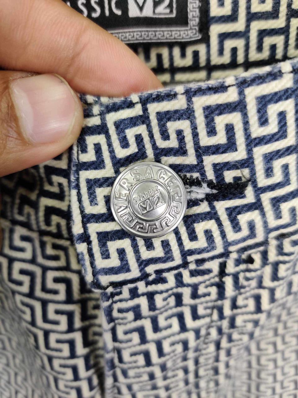 Versace Vintage Versace Classic V2 Monogram Trousers Loose Pants Size US 31 - 7 Thumbnail