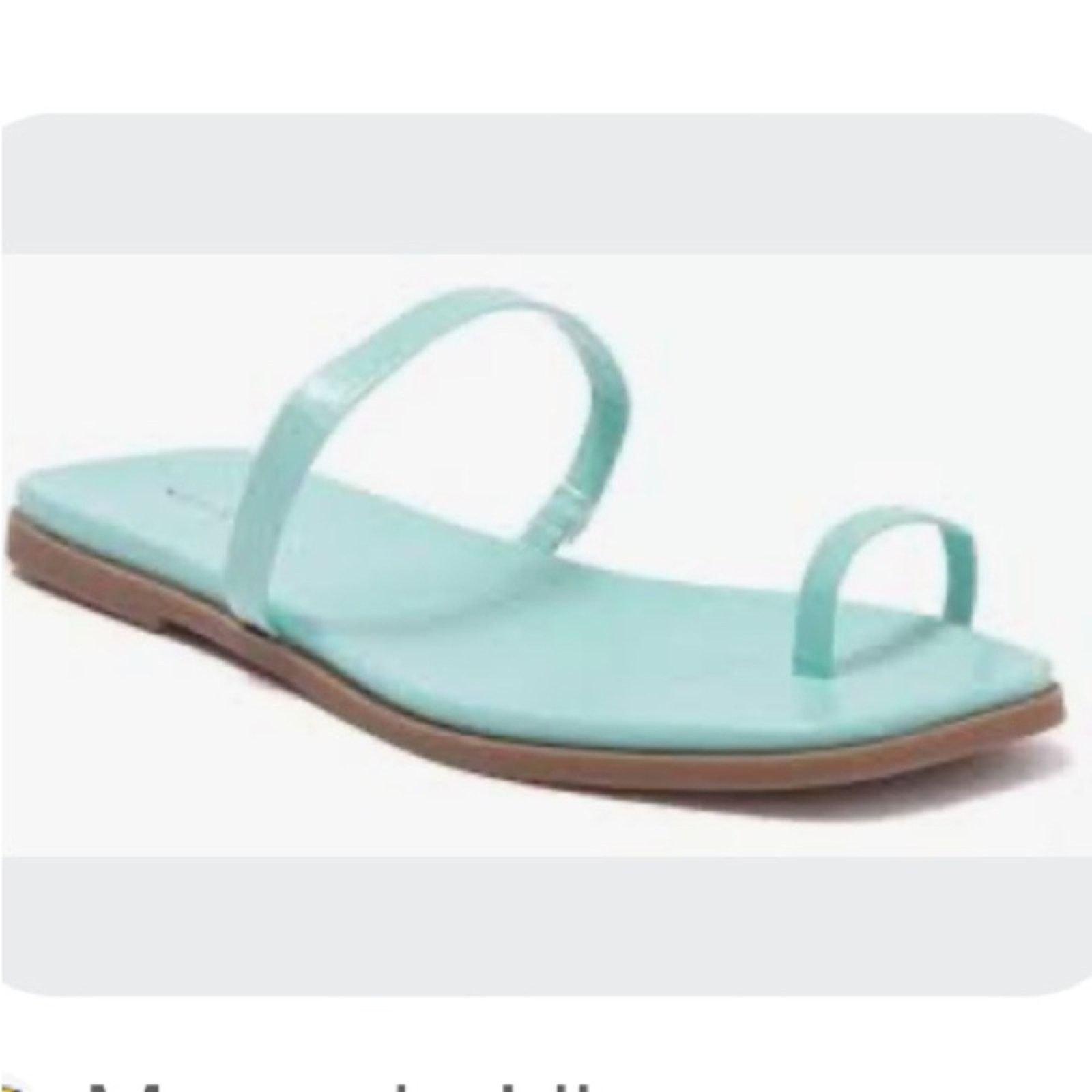 14th & Union 14th & Union Cece Blue Toe Thong Sandals, NEW Size 7 Size US 7 / IT 37 - 2 Thumbnail