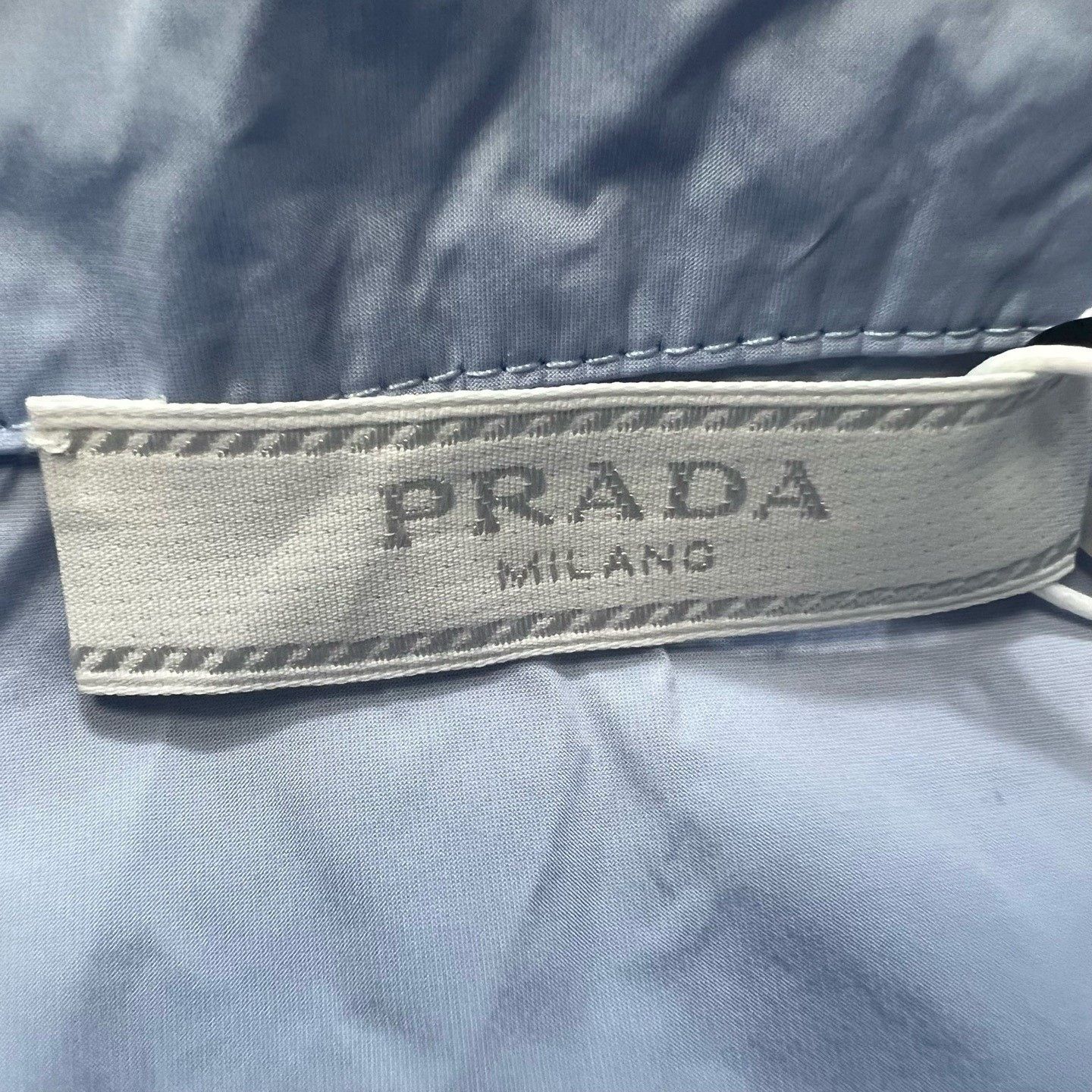 Prada Prada Embroidered Oxford Shirt XS Size US XS / EU 42 / 0 - 3 Thumbnail