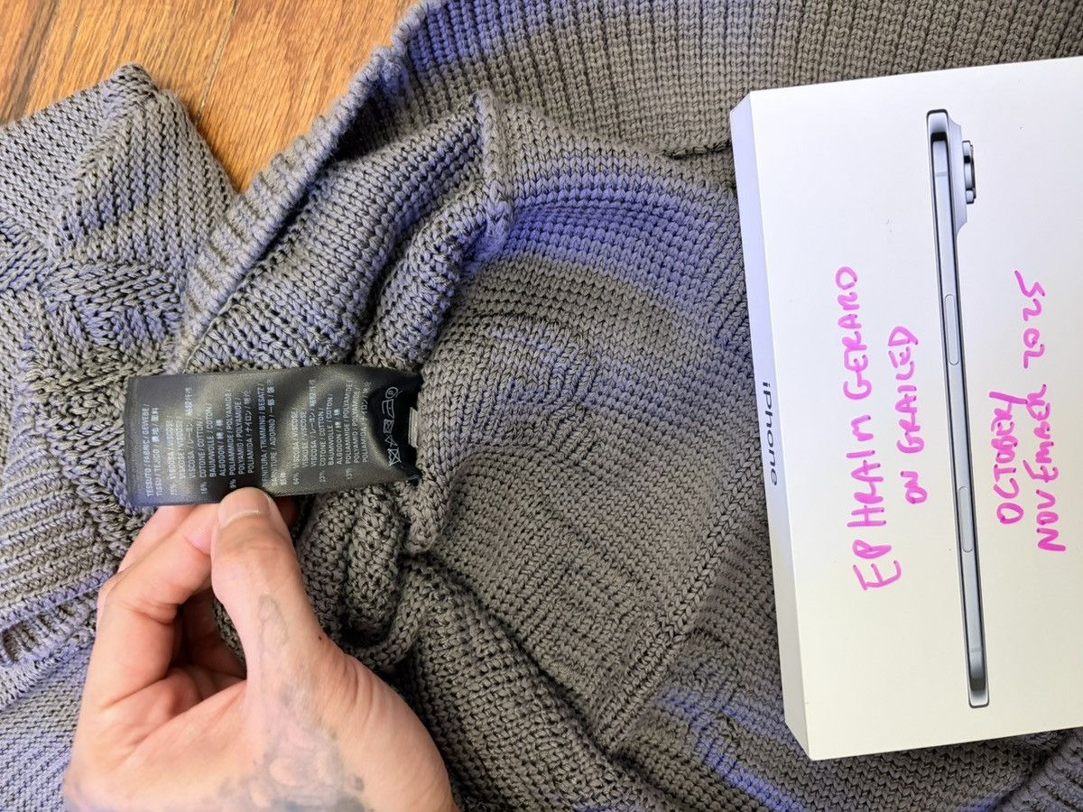 Balenciaga Balenciaga BB Knit Sweater Grey M Size US M / EU 48-50 / 2 - 6 Thumbnail