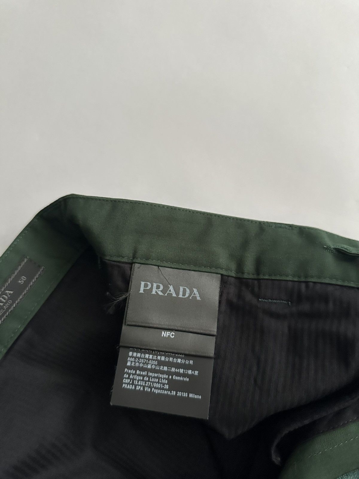 Prada Prada by Raf Simons Wide Logo Pants Size US 34 / EU 50 - 11 Thumbnail