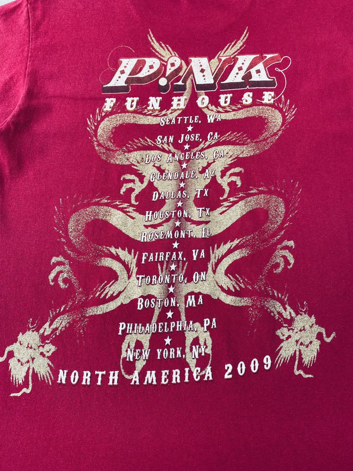Band Tees Vintage Pink Funhouse Singer Band Tees Size US S / EU 44-46 / 1 - 7 Thumbnail
