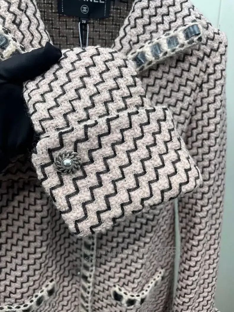 Chanel Chanel Roman series wavy pink coat Size XS / US 0-2 / IT 36-38 - 4 Thumbnail